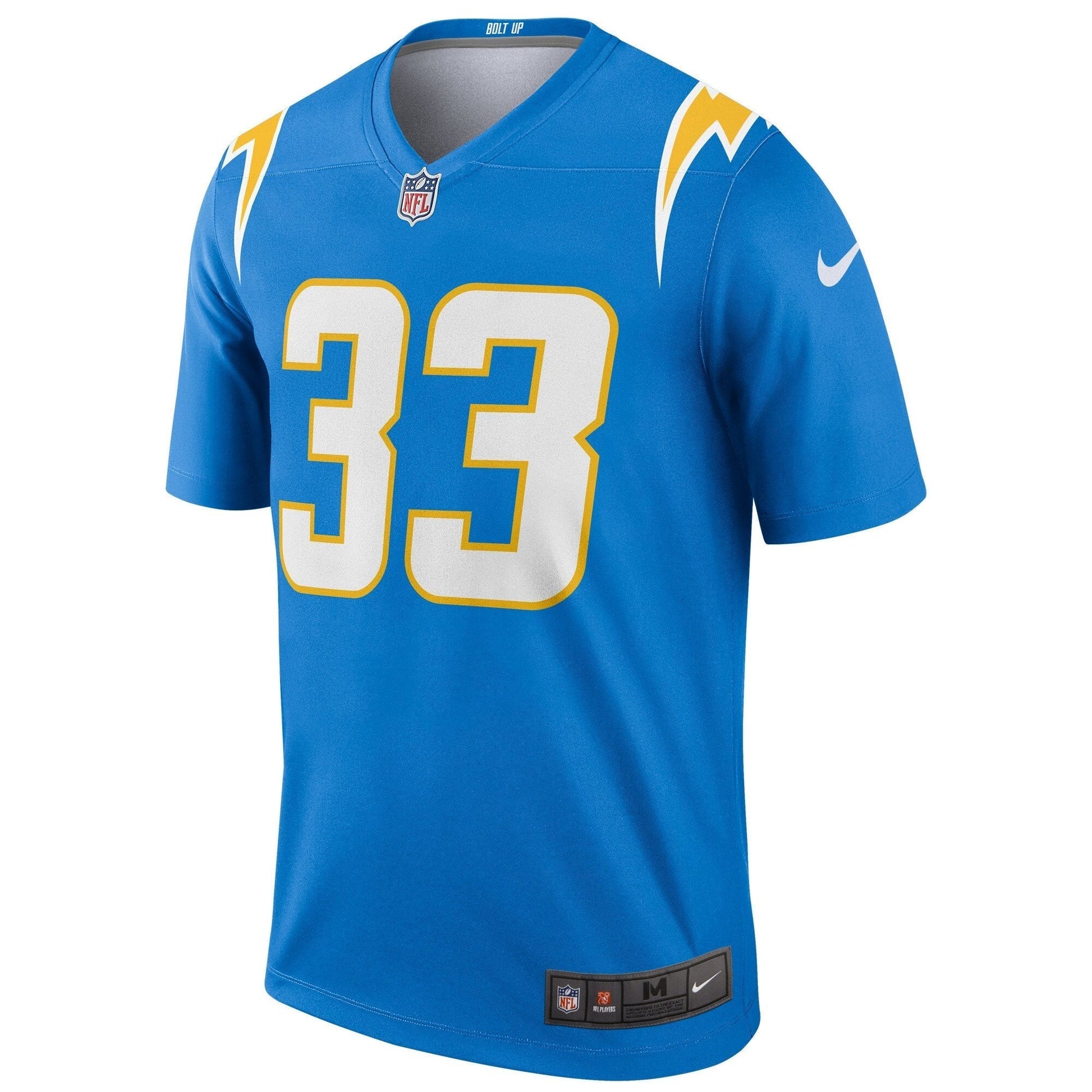 Derwin James Los Angeles Chargers Legend Jersey - Powder Blue football jersey product view 2