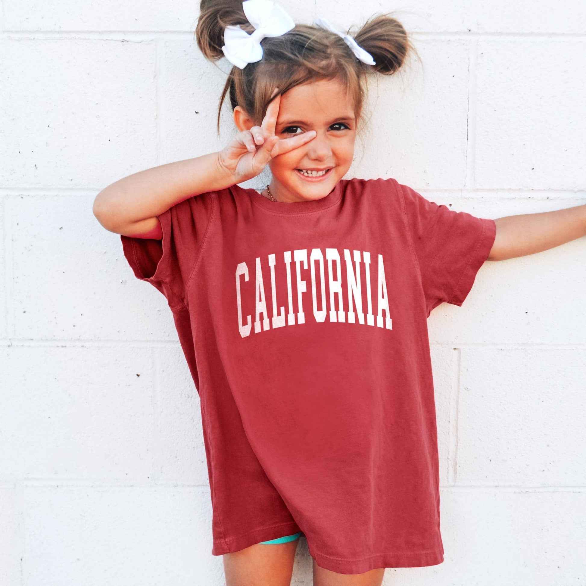 Custom Comfort Colors Kids Tee with Your Name Location Logo Unisex T-shirt, Sweatshirt, Hoodie, Long Sleeve Tee - T-Shirt, Sweatshirt, Hoodie
