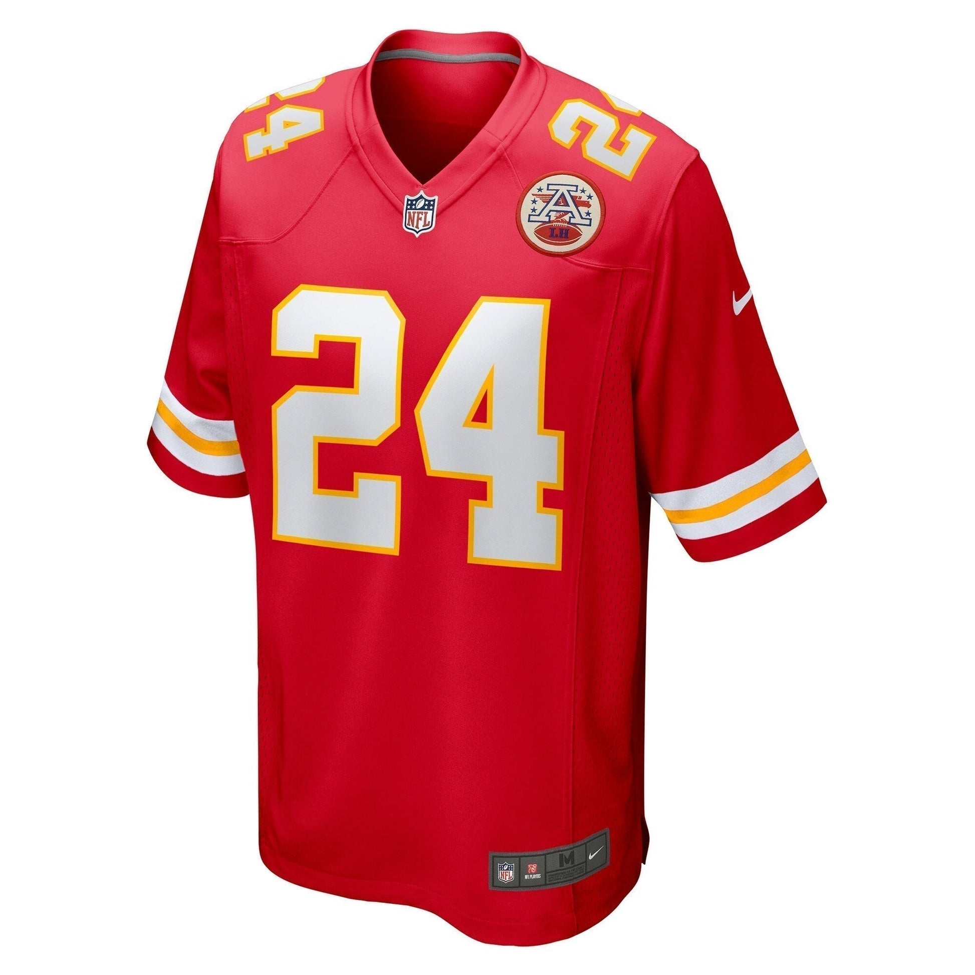 Skyy Moore Kansas City Chiefs Game Jersey - Red football jersey product view 2