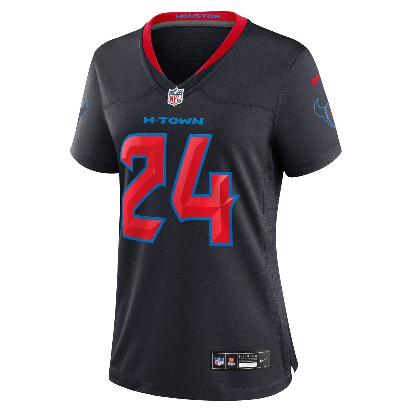 Derek Stingley Jr. Houston Texans Alternate Game Jersey - Navy football jersey product view 2