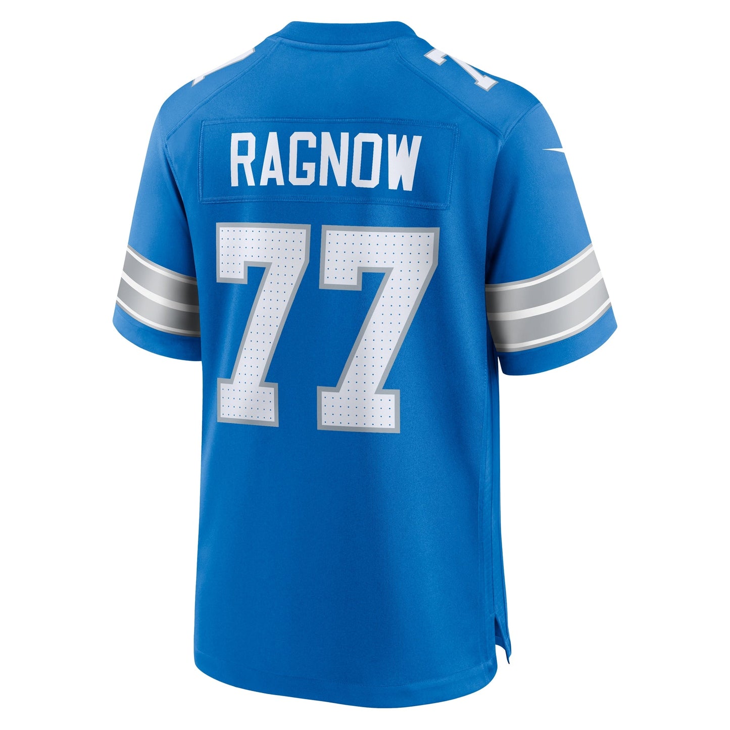 Frank Ragnow Detroit Lions Team Game Jersey - Blue football jersey product view 3
