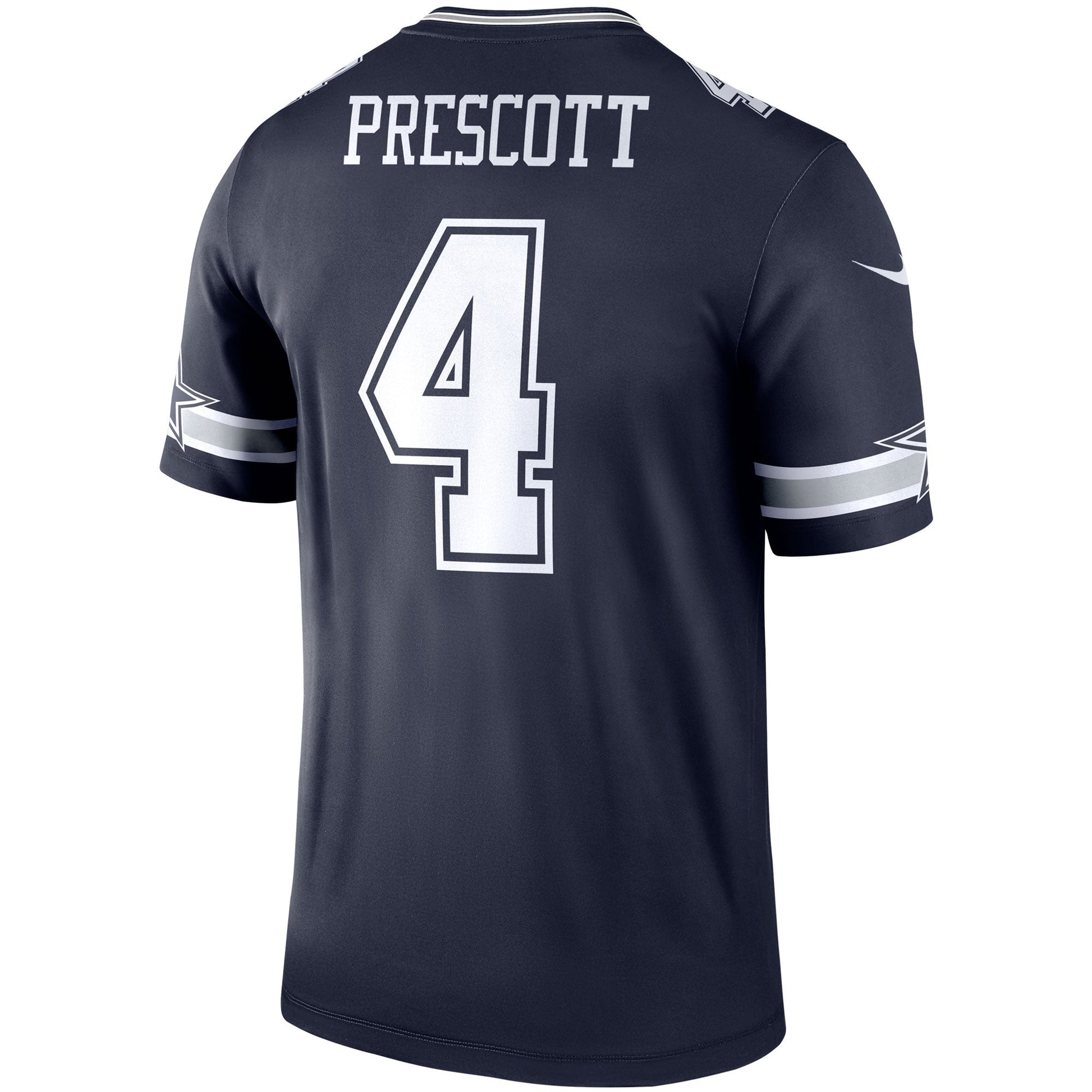 Dak Prescott Dallas Cowboys Legend Jersey - Navy football jersey product view 3