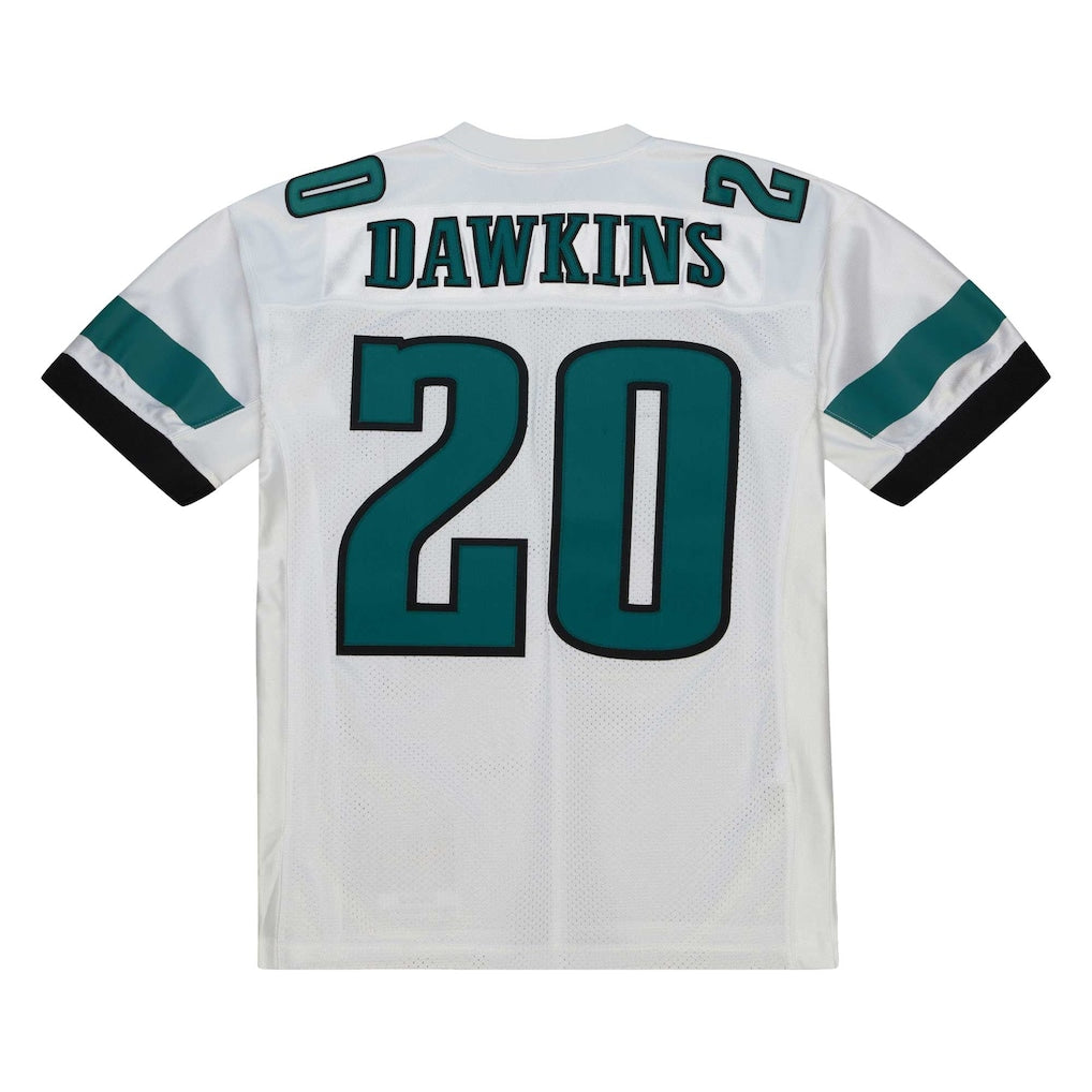 P.Eagles #20 Brian Dawkins White Authentic Throwback Retired Player Jersey football jersey product view 1