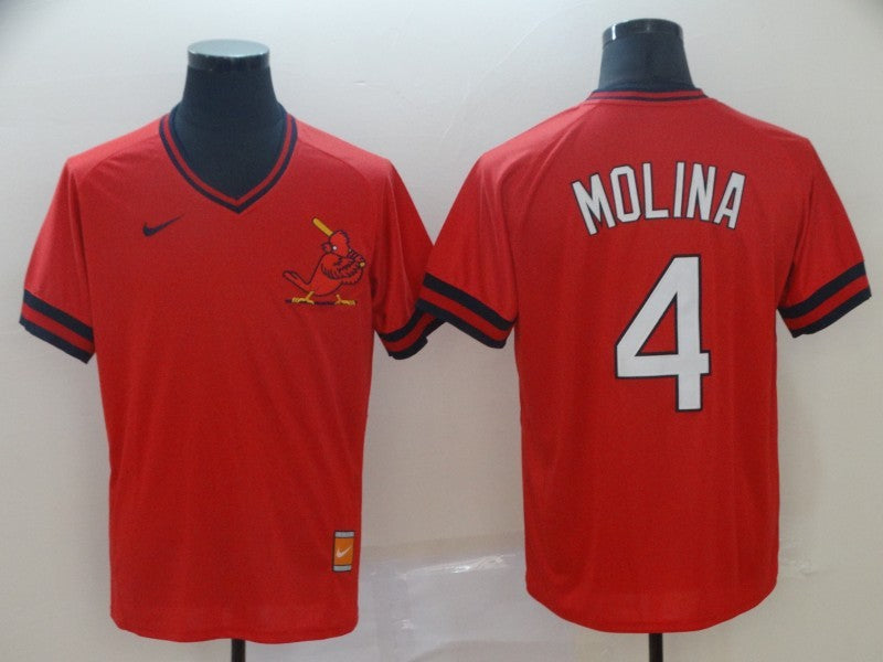 Men's St. Louis Cardinals Yadier Molina Red Stitched Jersey baseball jersey product view 1