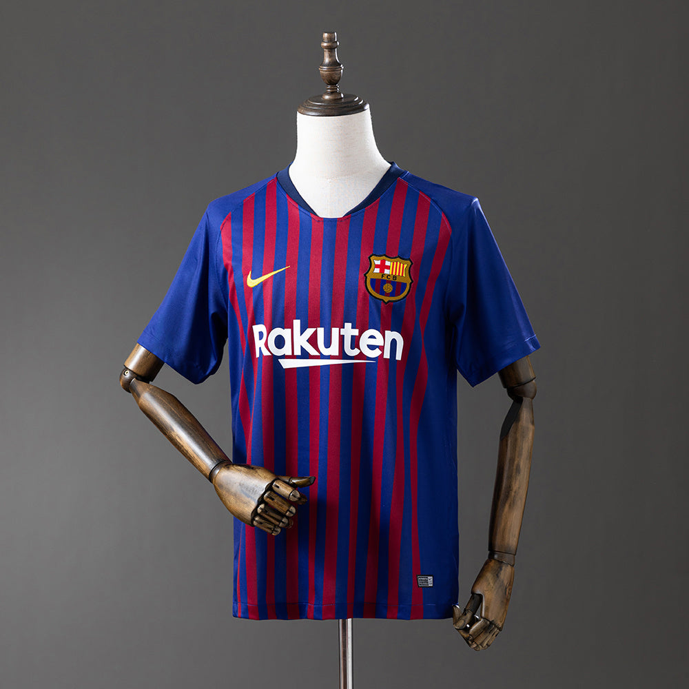 Barcelona 18/19 Home Retro Jersey sports jersey product view 1