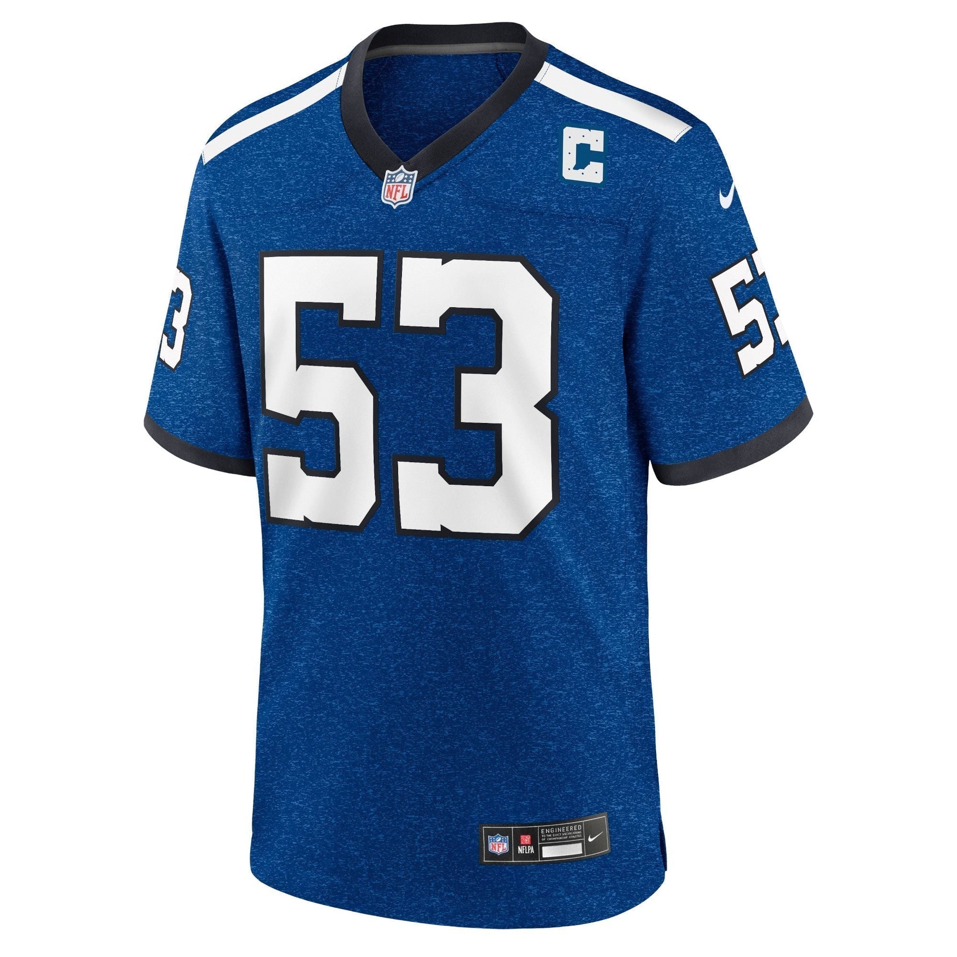 Shaquille Leonard Indianapolis Colts Indiana Nights Alternate Game Jersey - Royal football jersey product view 2