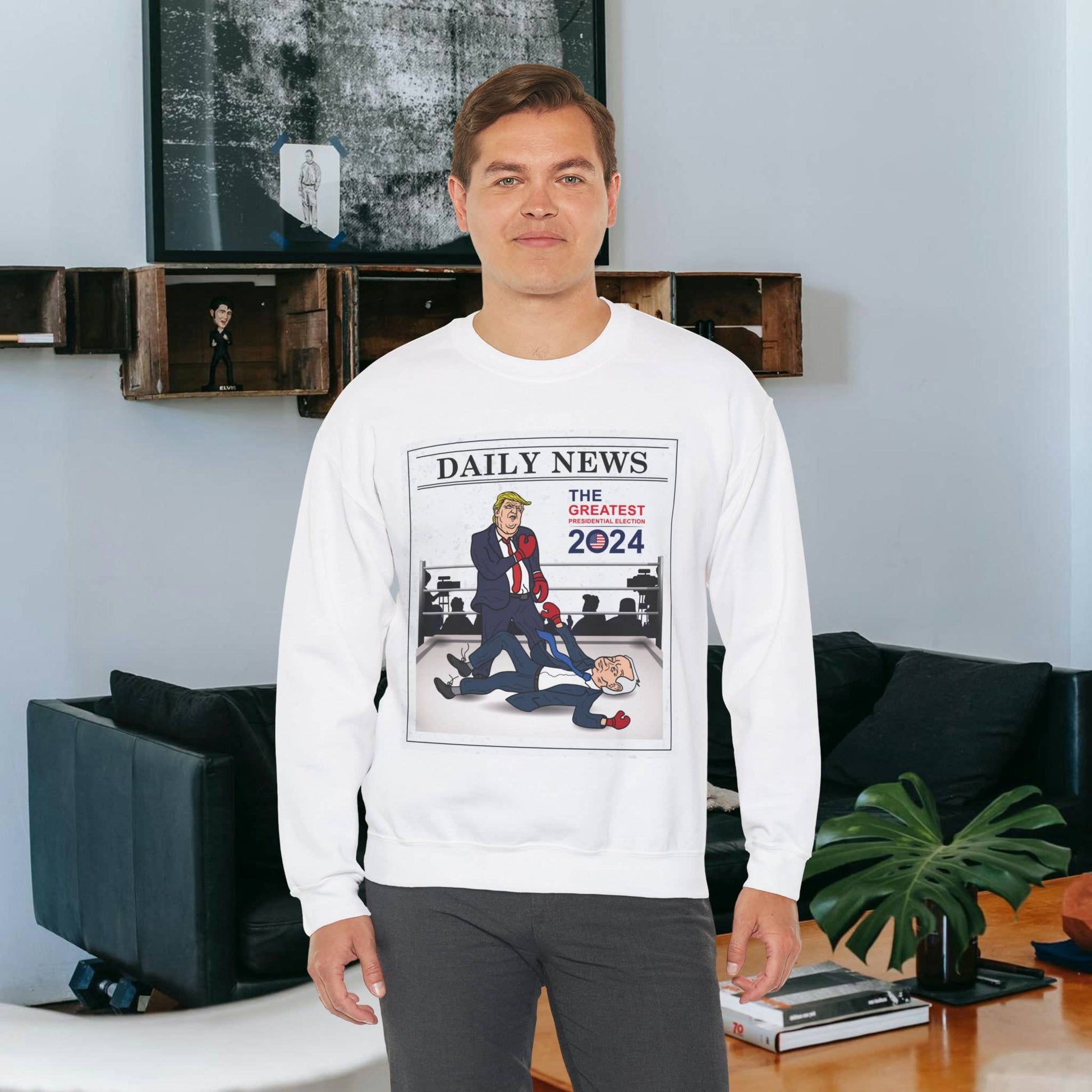 Trump 2024 Maga Crewneck Sweatshirt For Donald Trump Unisex T-shirt, Sweatshirt, Hoodie, Long Sleeve Tee - T-Shirt, Sweatshirt, Hoodie