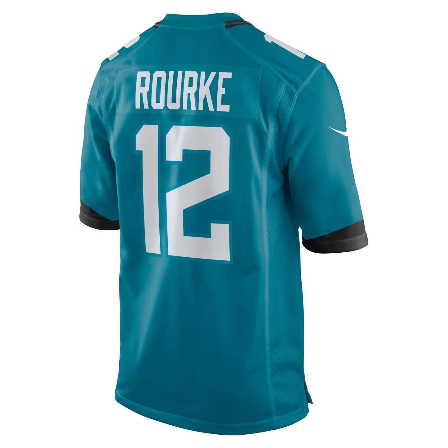 Nathan Rourke Jacksonville Jaguars Team Game Jersey - Teal football jersey product view 3