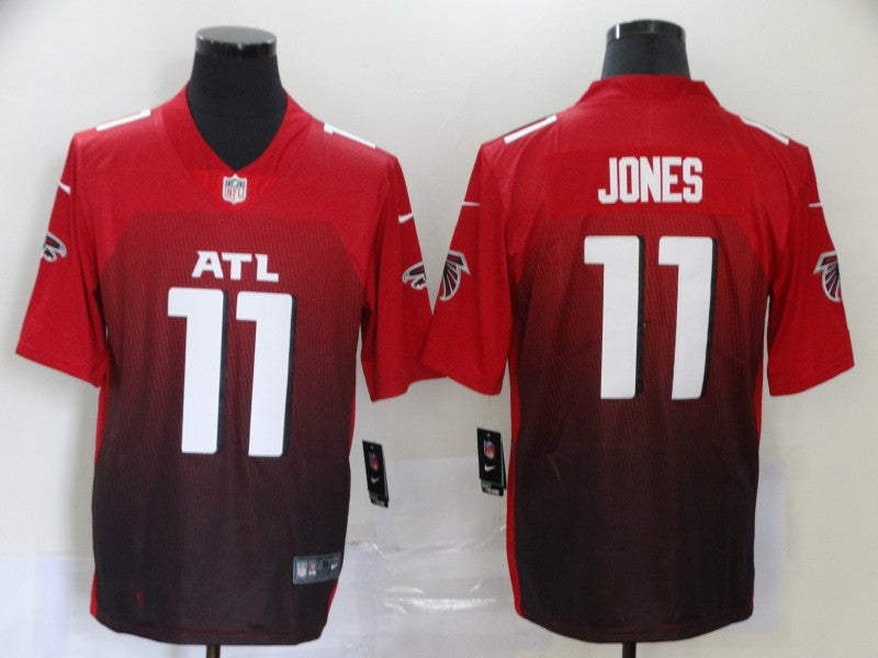 Men's Atlanta Falcons Julio Jones #11 Red 2nd Alternate Game Jersey1 football jersey product view 1