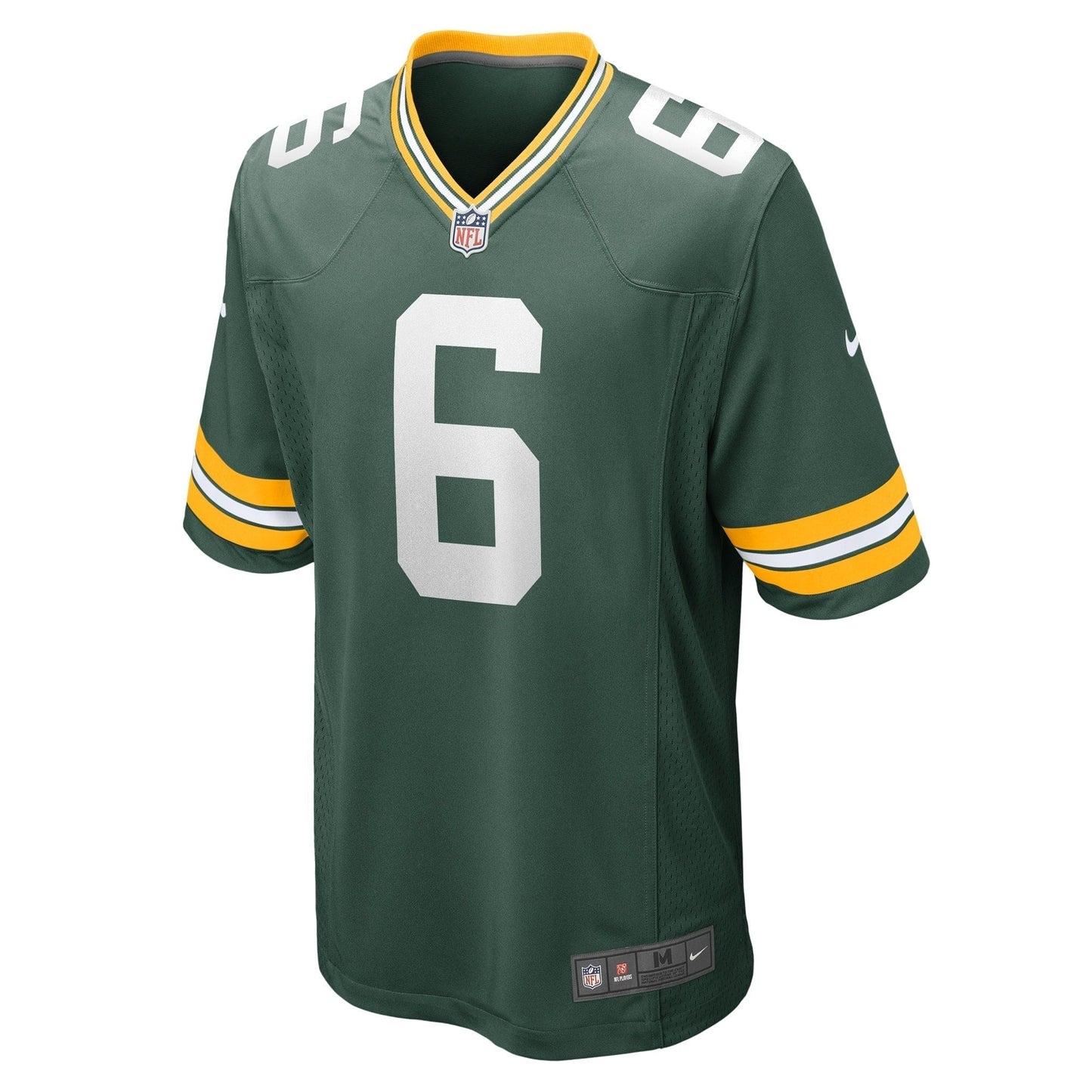Dallin Leavitt Green Bay Packers Game Jersey - Green football jersey product view 2