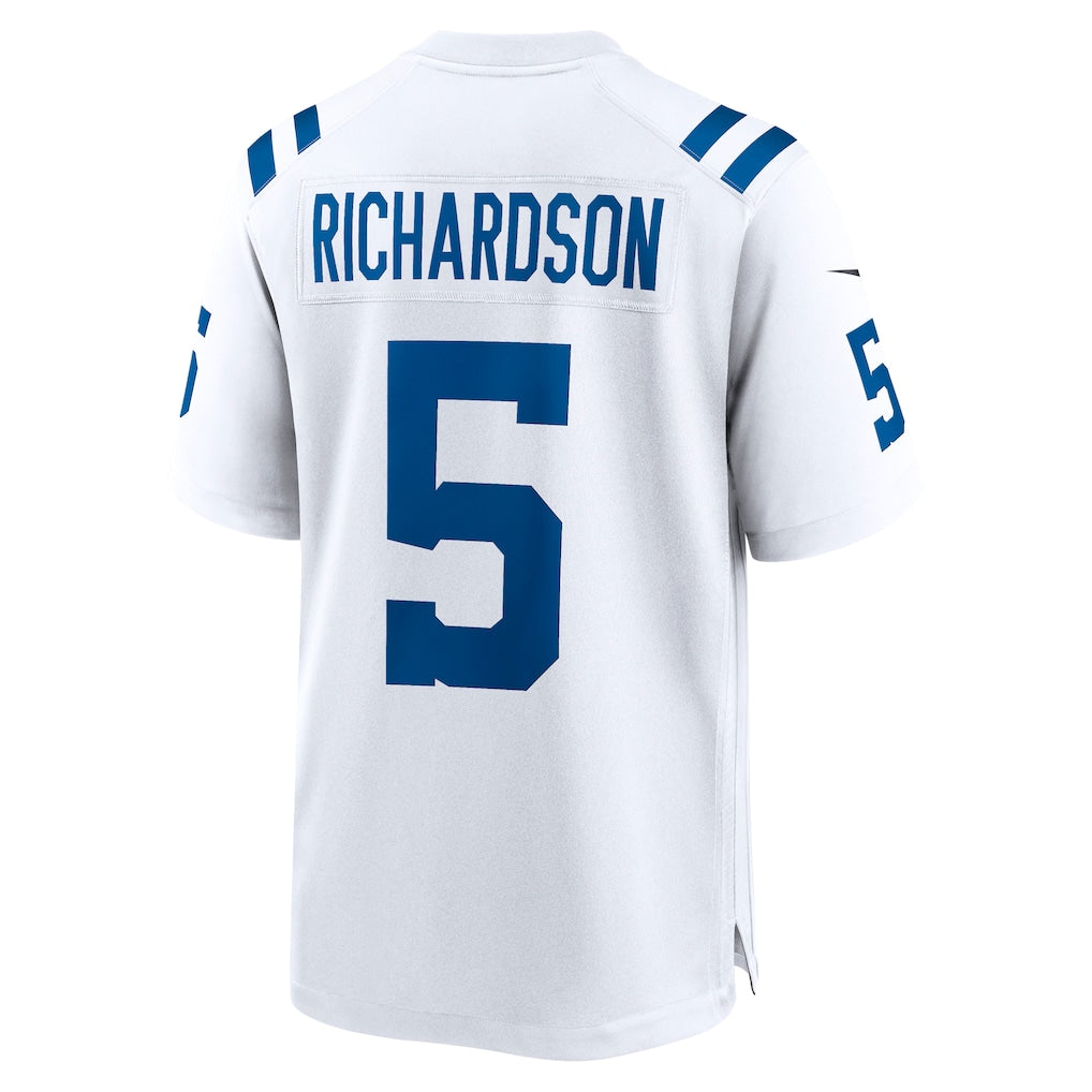 IN.Colts #5 Anthony Richardson White Game Jersey football jersey product view 1