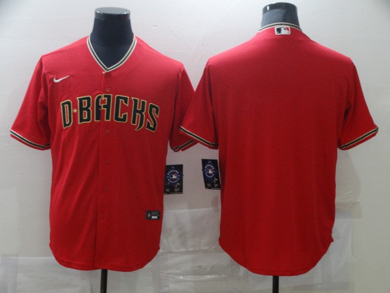 Men's Arizona Diamondbacks Red Replica Blank Jersey baseball jersey product view 1