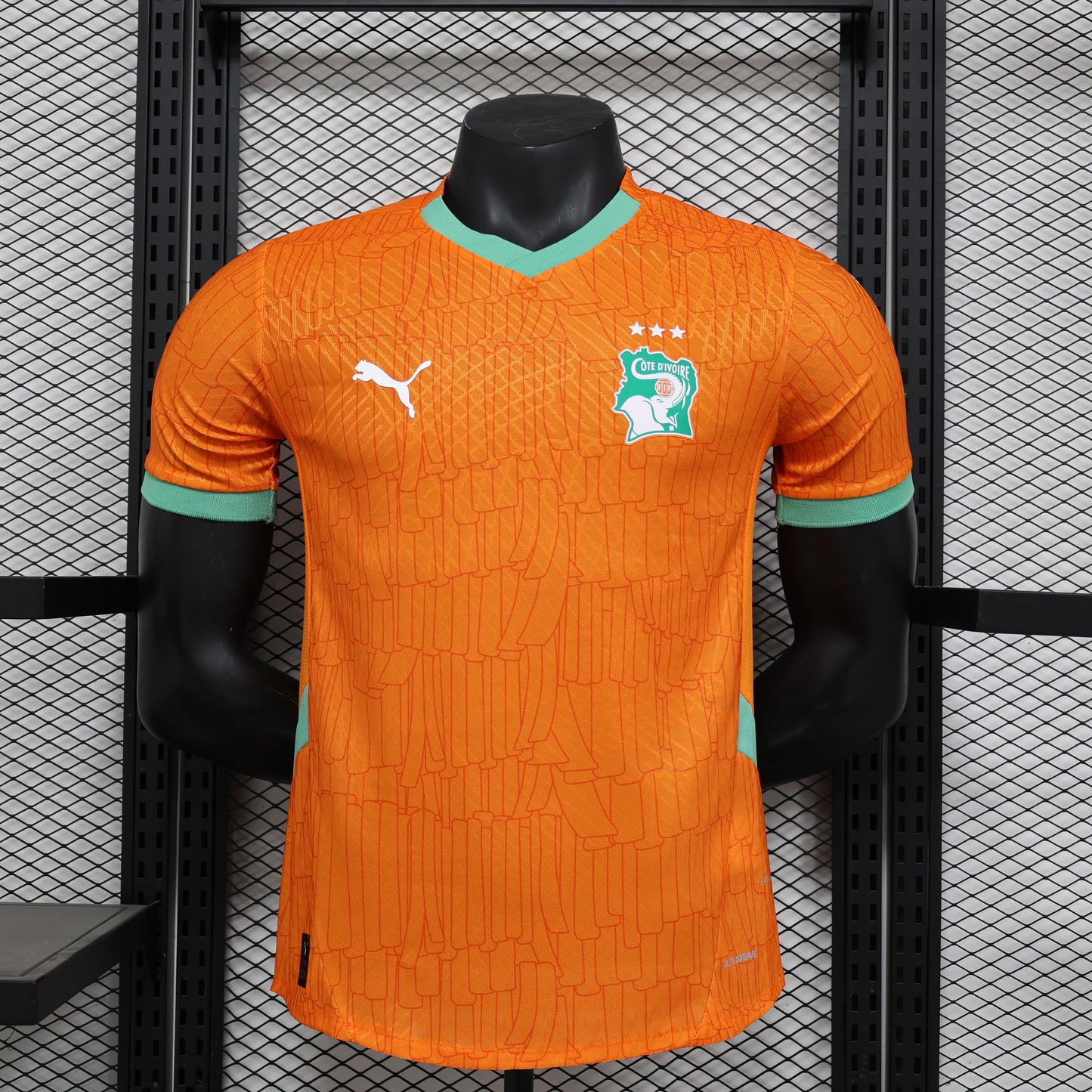 2026 Ivory Coast Orange Home Player Version Jersey sports jersey product view 1