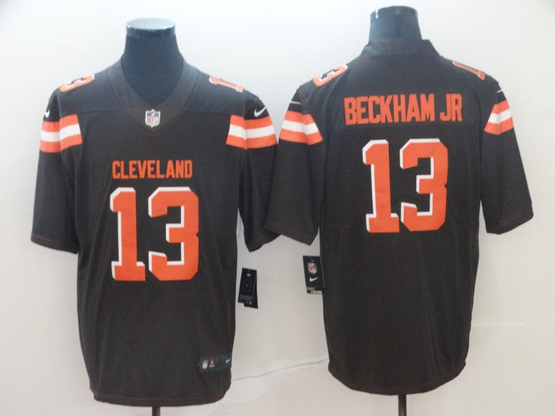 Men's Cleveland Browns Odell Beckham Jr. Brown Game Jersey football jersey product view 1