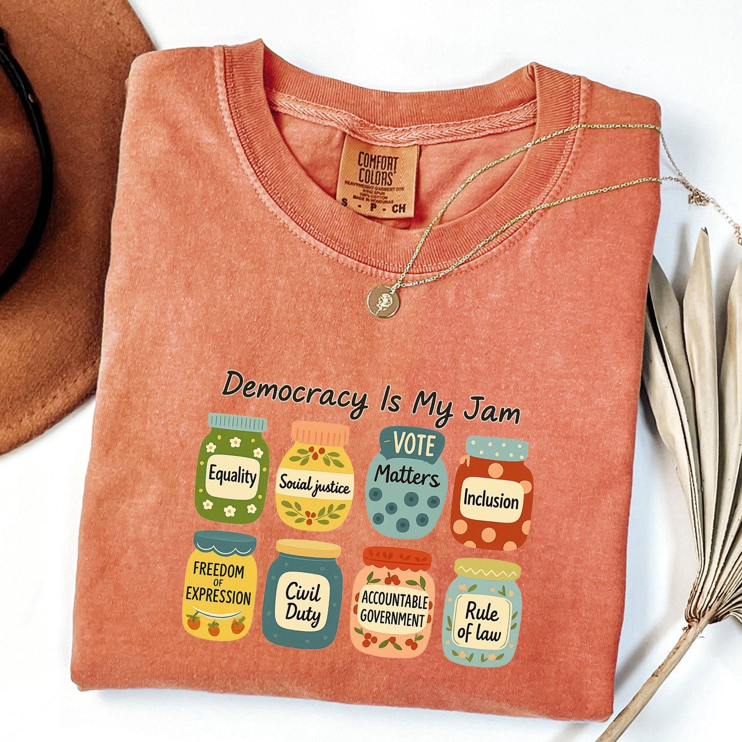 Democracy Advocate Tee, Equality Voting Rights Shirt Unisex T-shirt, Sweatshirt, Hoodie, Long Sleeve Tee - T-Shirt, Sweatshirt, Hoodie
