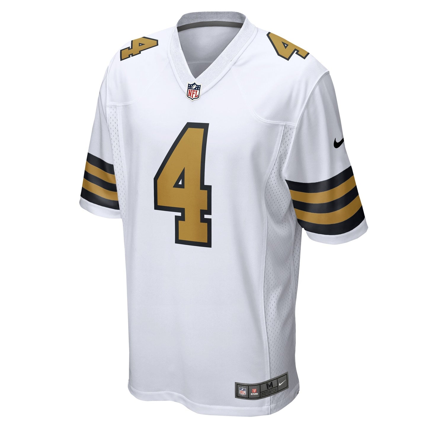 Derek Carr New Orleans Saints Alternate Game Jersey - White football jersey product view 2