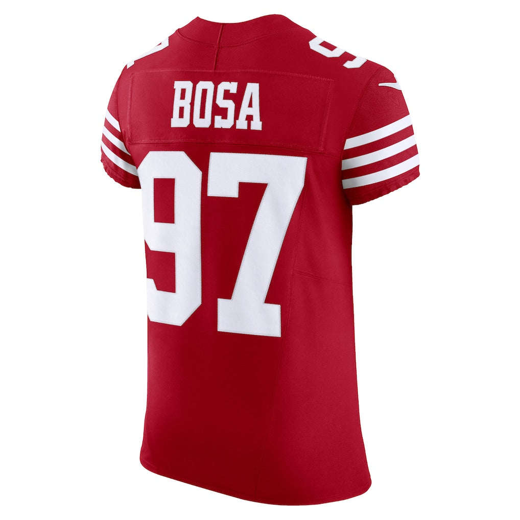 SF.49ers #97 Nick Bosa Scarlet Vapor F.U.S.E. Elite Jersey football jersey product view 1