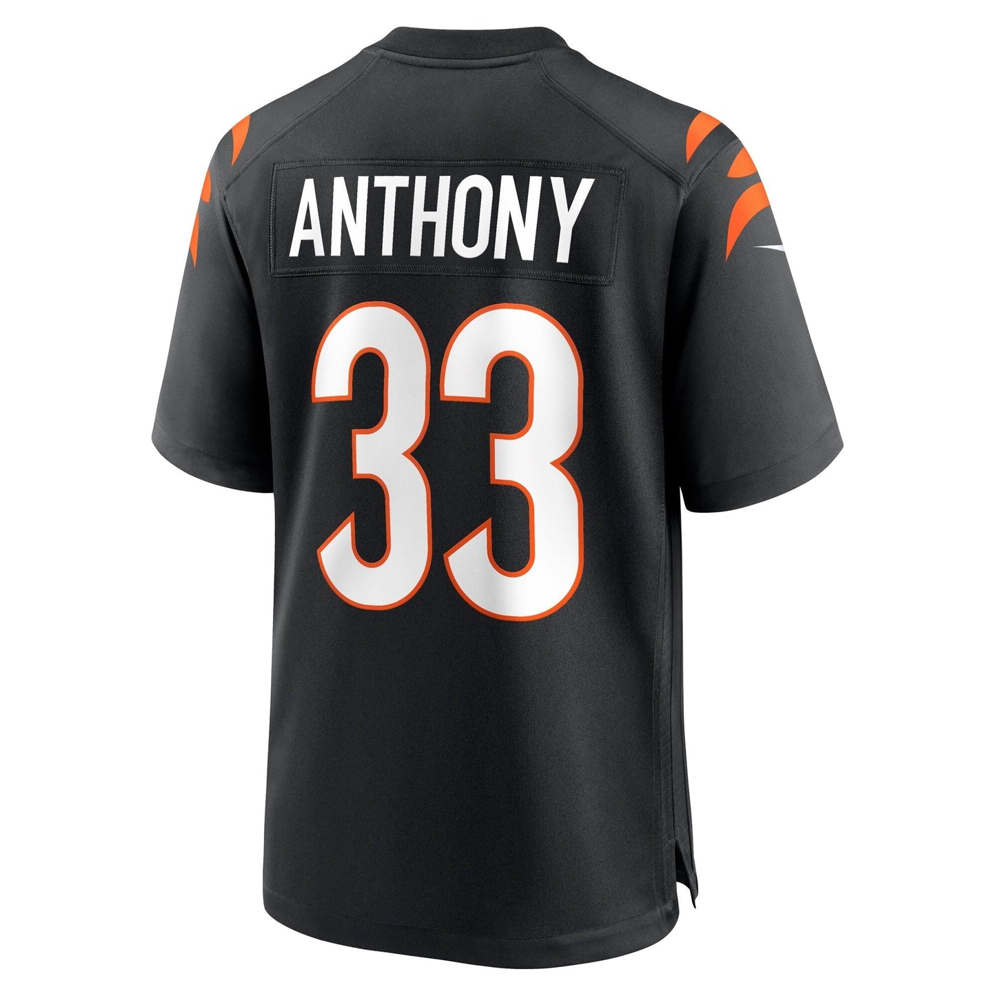 Cincinnati Bengals Daijahn Anthony Black Game Jersey football jersey product view 2