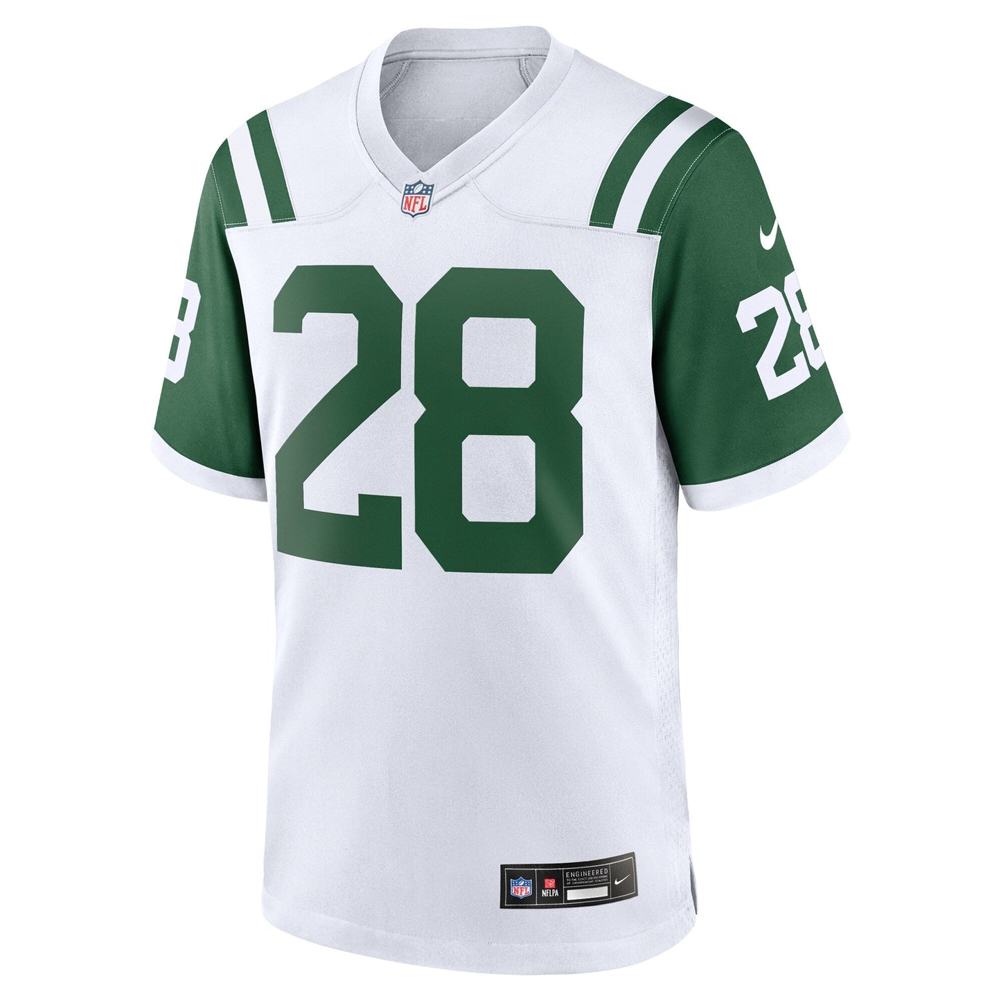 Curtis Martin New York Jets Classic Alternate Retired Game Jersey - White football jersey product view 2