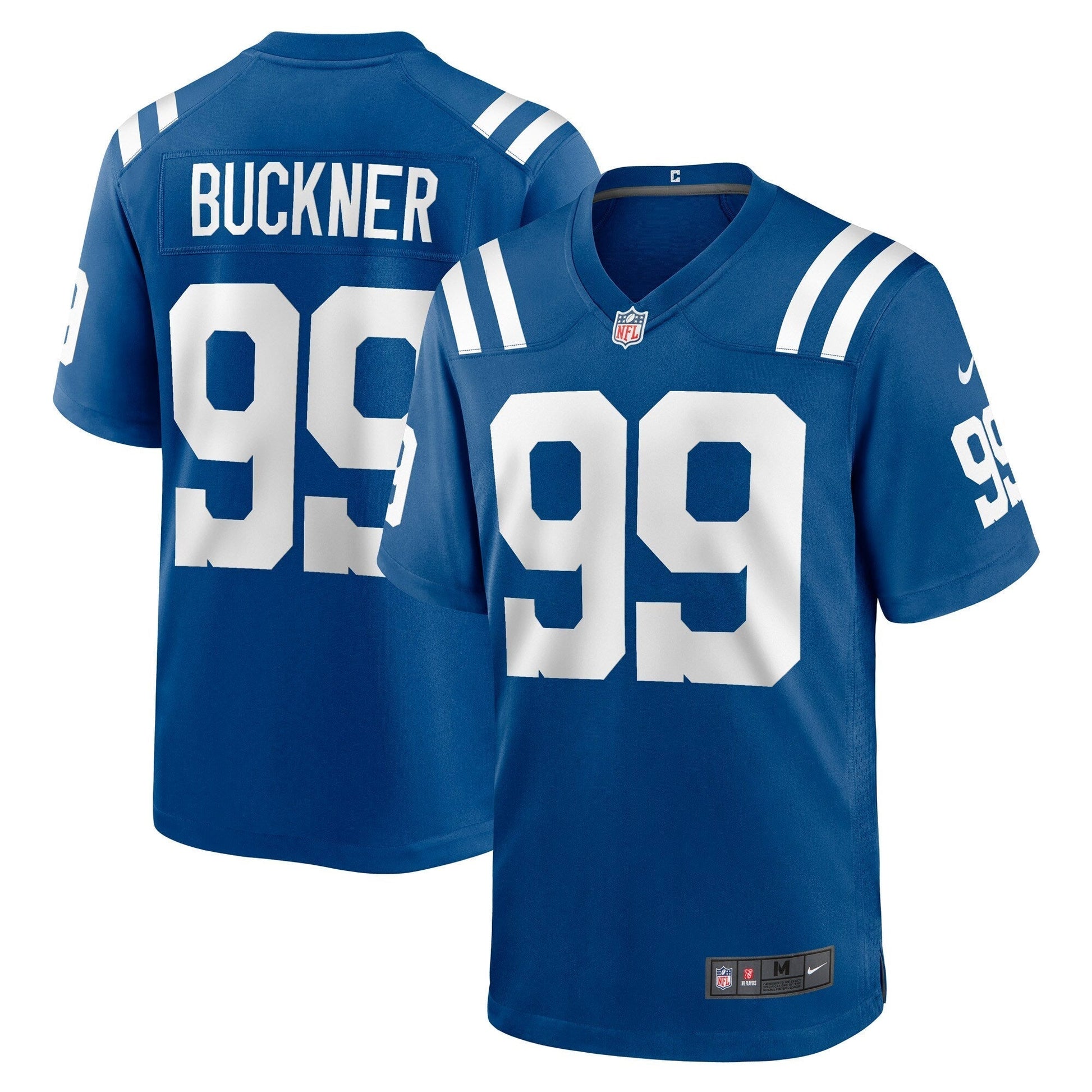 DeForest Buckner Indianapolis Colts Game Jersey - Royal football jersey product view 1