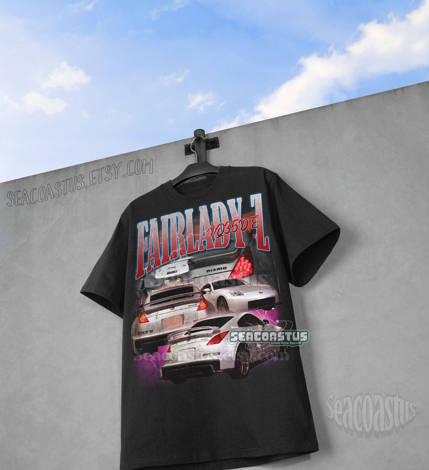 Fairlady Z Jdm 350Z Vintage T-Shirt Nissan Drift Car Tee Unisex T-shirt, Sweatshirt, Hoodie, Long Sleeve Tee - T-Shirt, Sweatshirt, Hoodie