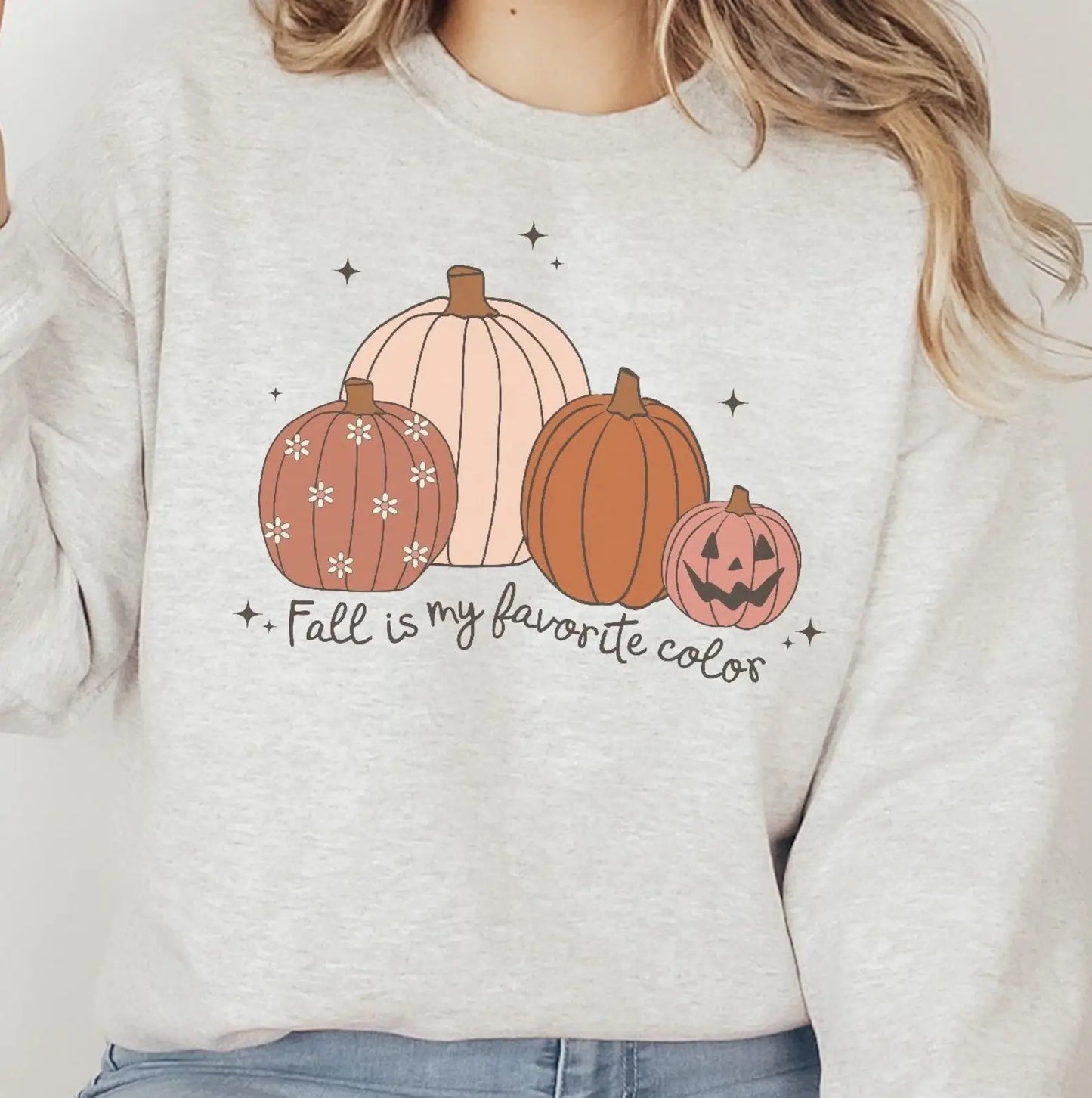 Fall Is My Favorite Color Crewneck Unisex T-shirt, Sweatshirt, Hoodie, Long Sleeve Tee - T-Shirt, Sweatshirt, Hoodie