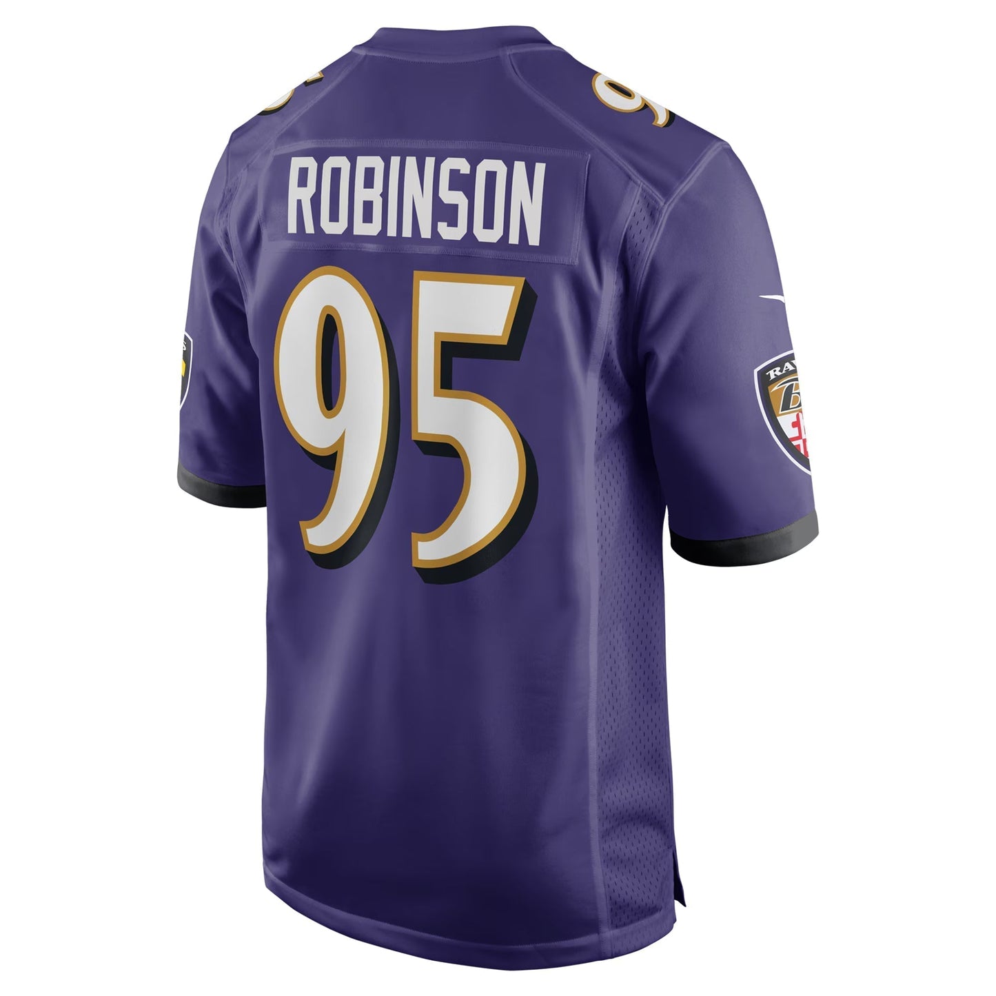 Baltimore Ravens Tavius Robinson Purple Team Game Jersey football jersey product view 3