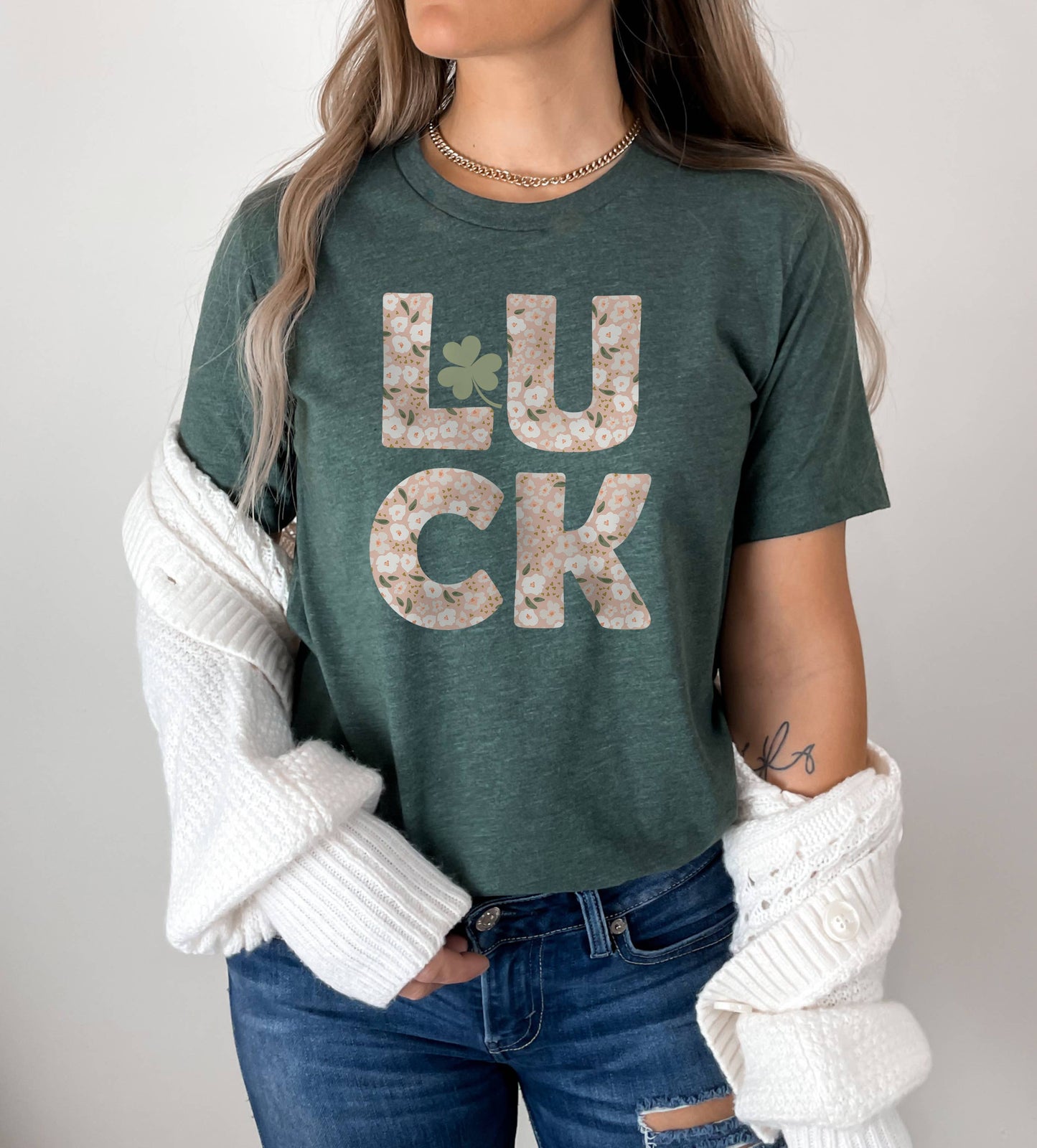 Luck Tee | St. Patrick's Day | Sizes XS-2XL Unisex T-shirt, Sweatshirt, Hoodie, Long Sleeve Tee - T-Shirt, Sweatshirt, Hoodie