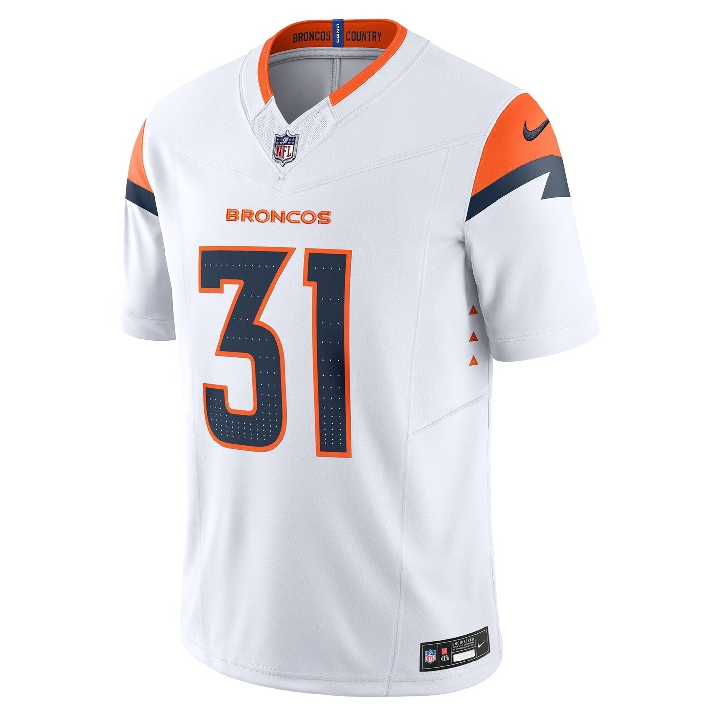 Justin Simmons Denver Broncos Vapor F.U.S.E. Limited Jersey - White football jersey product view 2