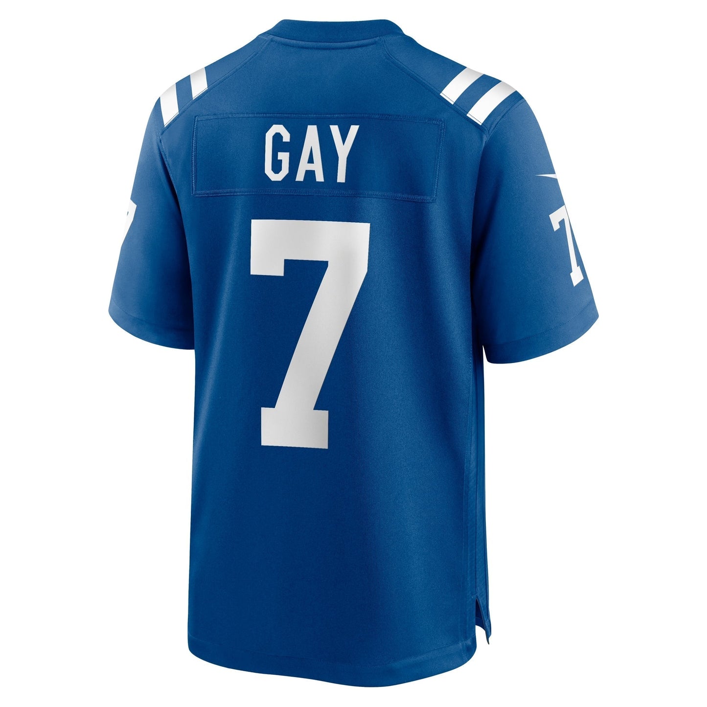 Matt Gay Indianapolis Colts Team Game Jersey - Royal football jersey product view 3