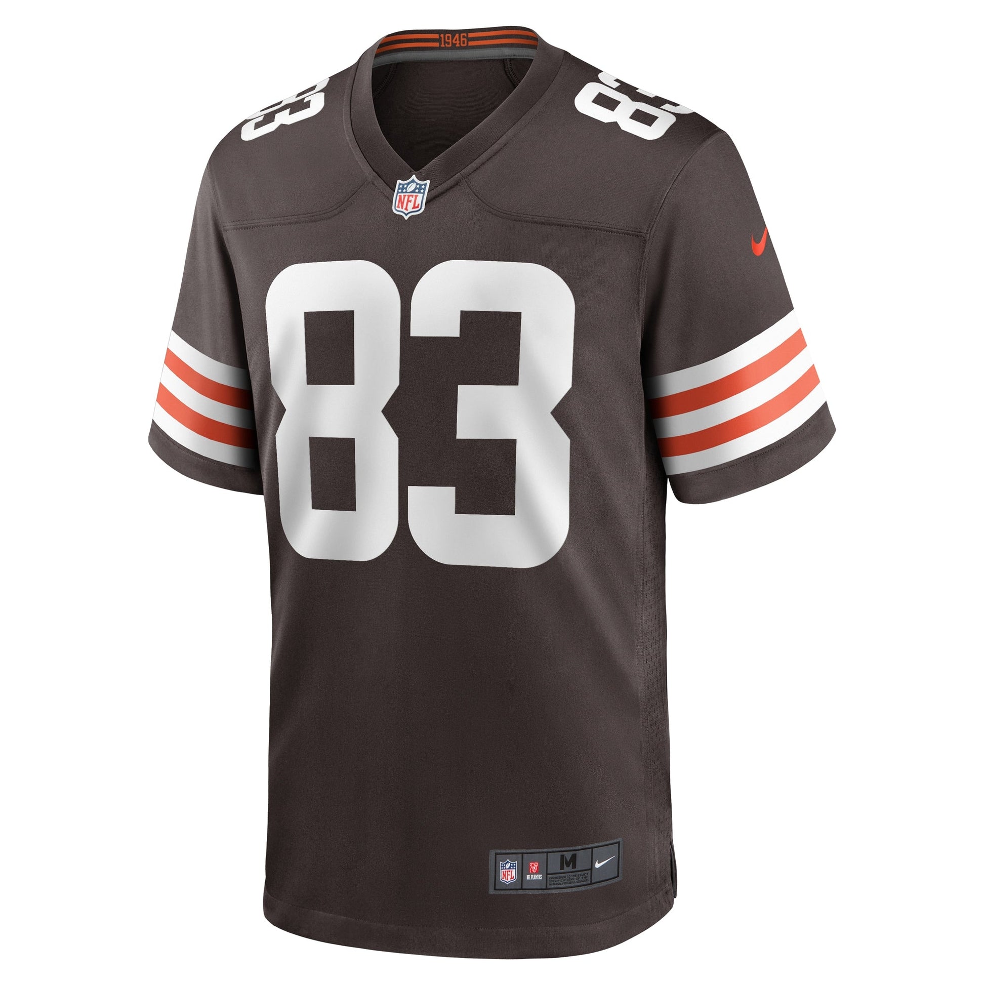 Zaire Mitchell-Paden Cleveland Browns Team Game Jersey - Brown football jersey product view 2