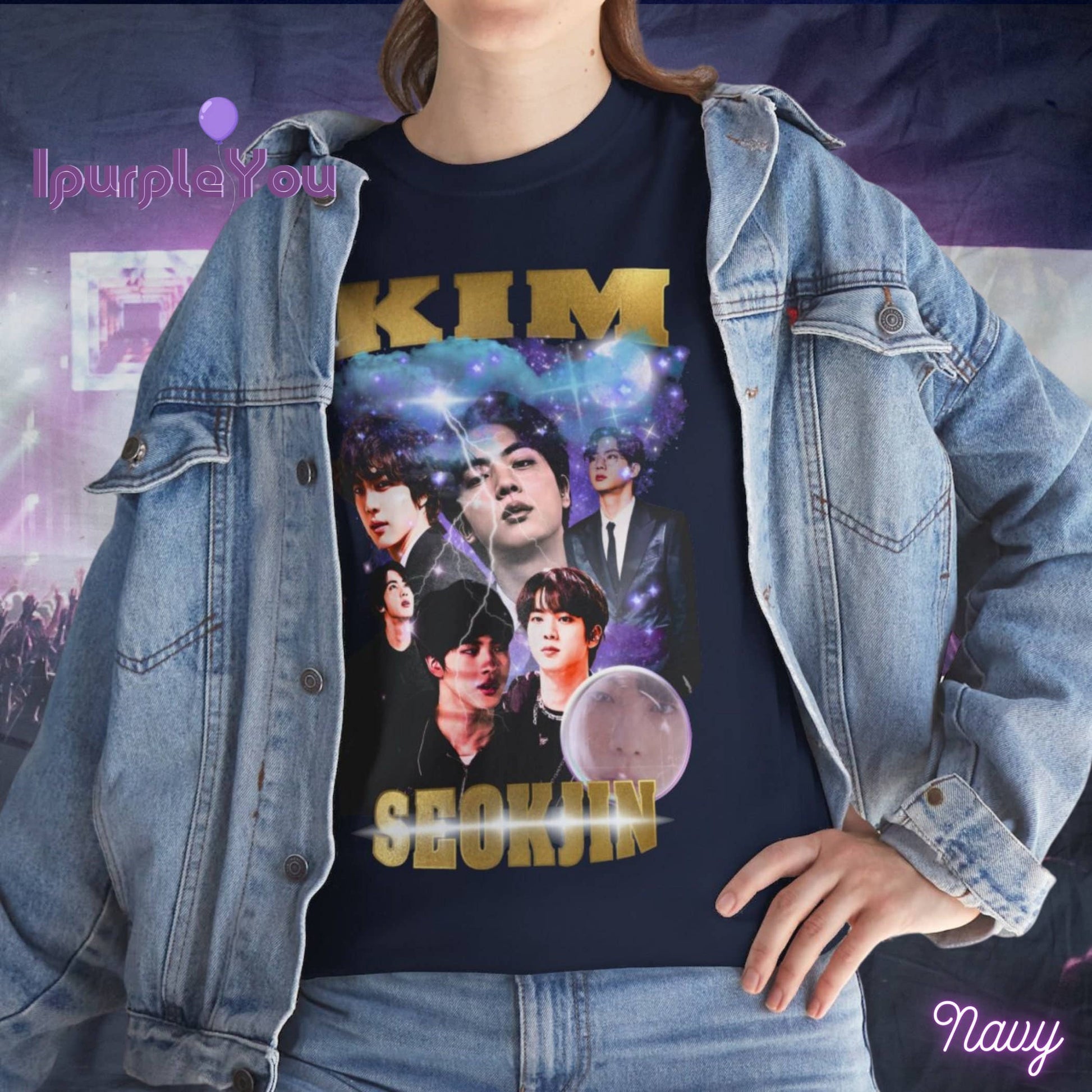Kim Seokjin Bts Vintage Bootleg T-Shirt Unisex T-shirt, Sweatshirt, Hoodie, Long Sleeve Tee - T-Shirt, Sweatshirt, Hoodie