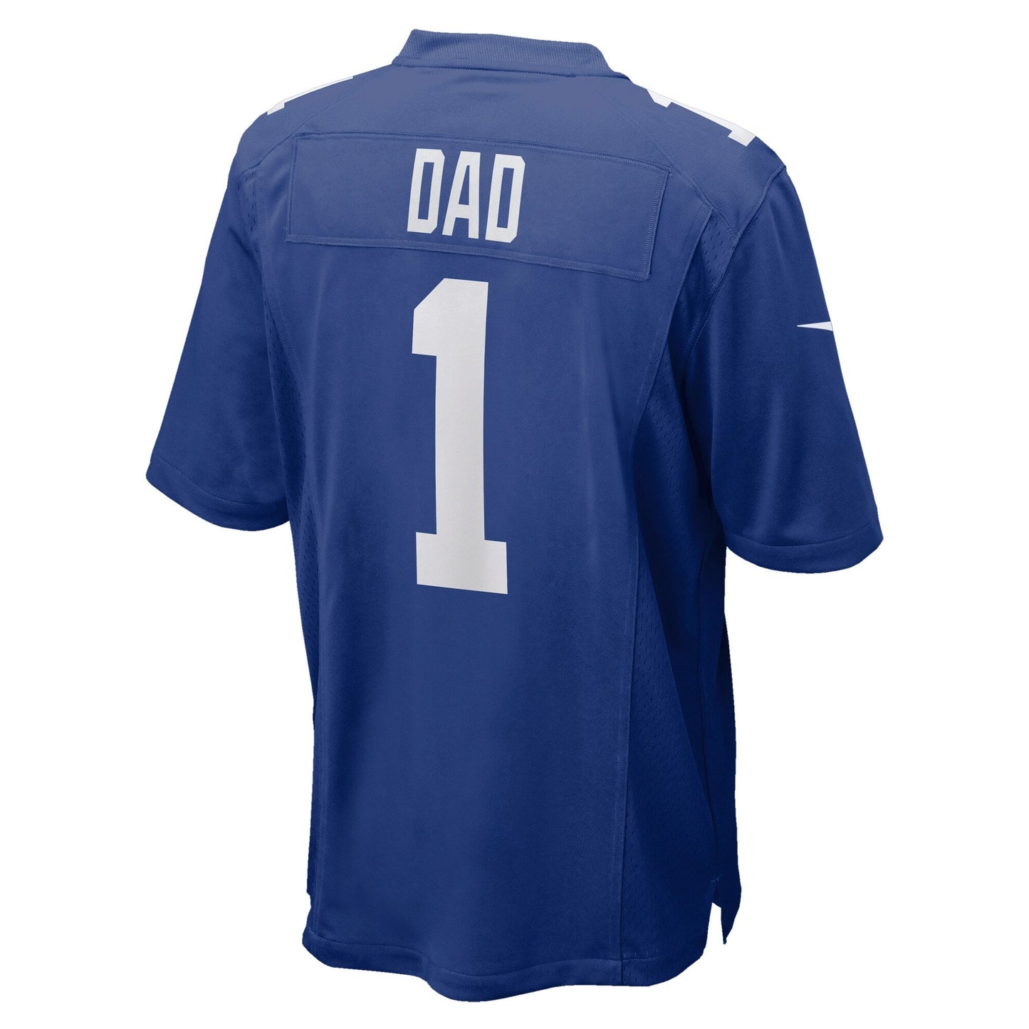 Number 1 Dad New York Giants Game Jersey - Royal football jersey product view 3