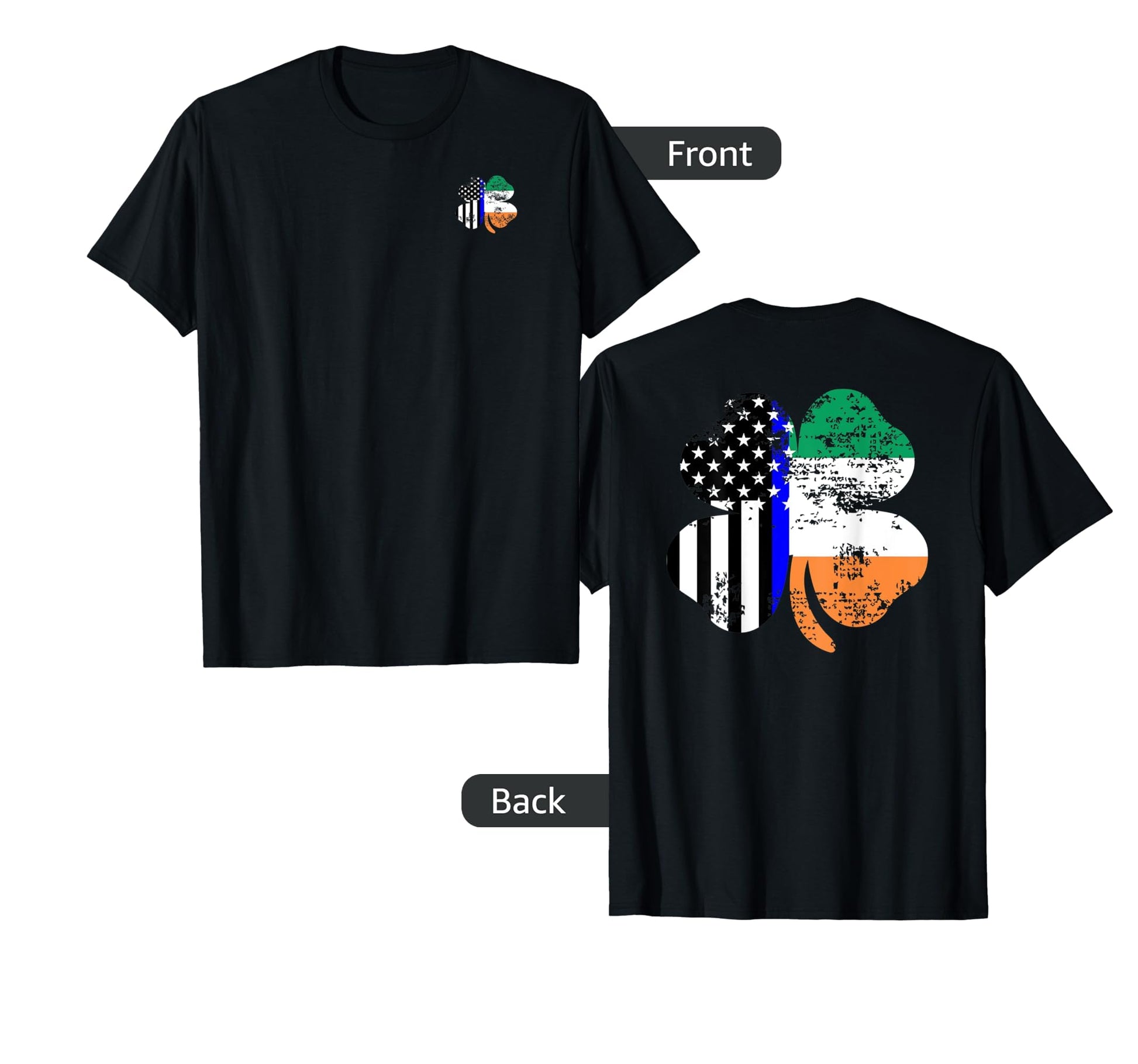 St Patricks Day Police Officer T-Shirt - Novelty Apparel for Adults - T-Shirt, Sweatshirt, Hoodie