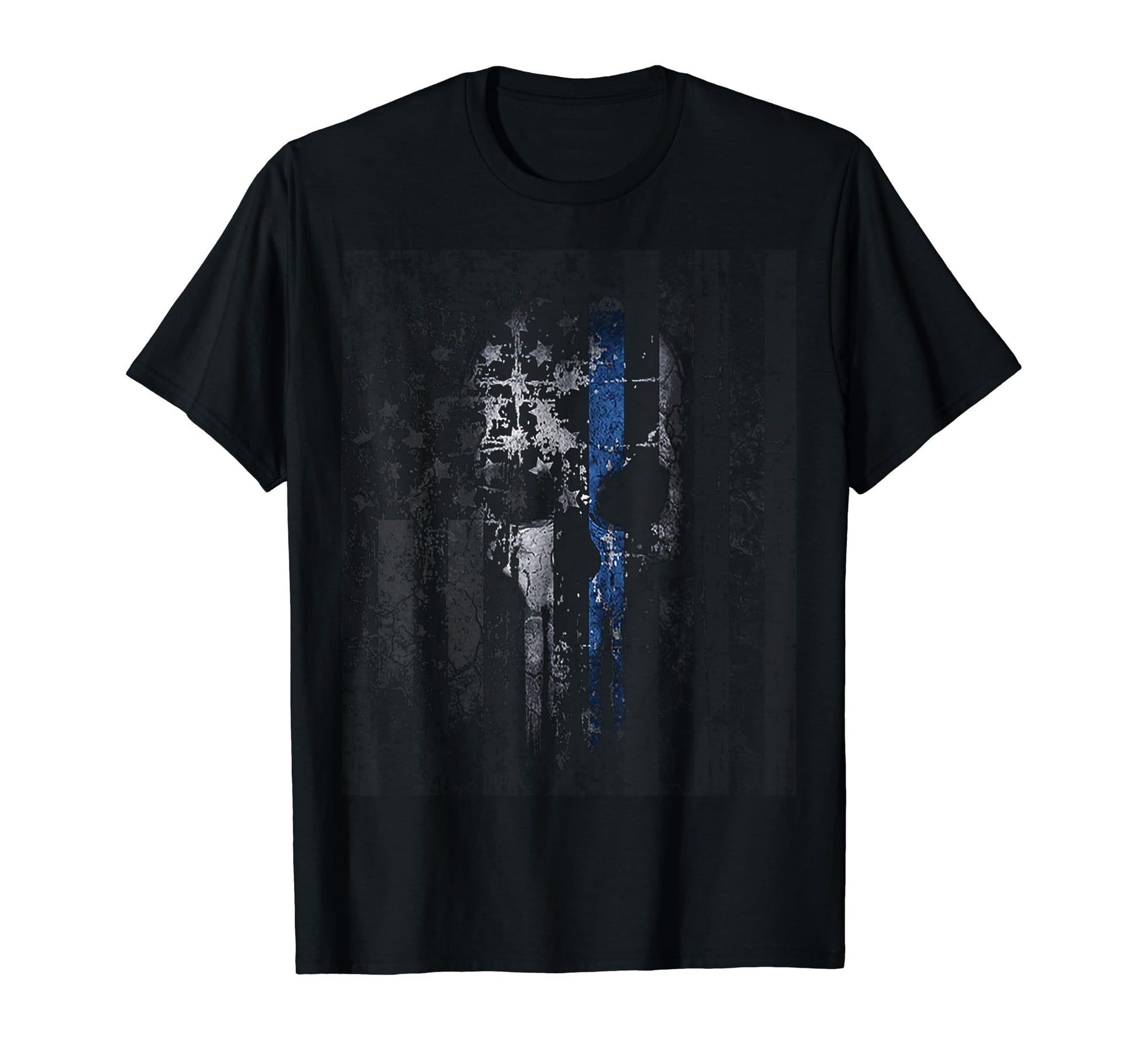 Police Thin Blue Line Support Gift Usa T-Shirt - Trendy Graphic for Adults - T-Shirt, Sweatshirt, Hoodie