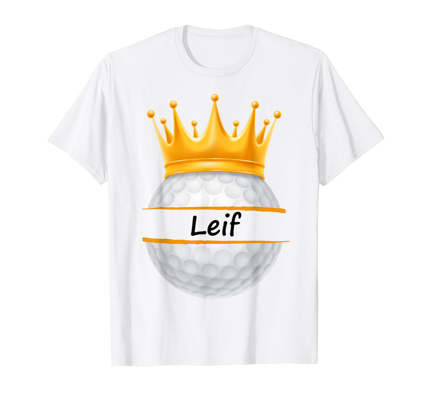 Novelty Golf Personalized Name Leif T-Shirt - Unique Graphic Men Women - T-Shirt, Sweatshirt, Hoodie