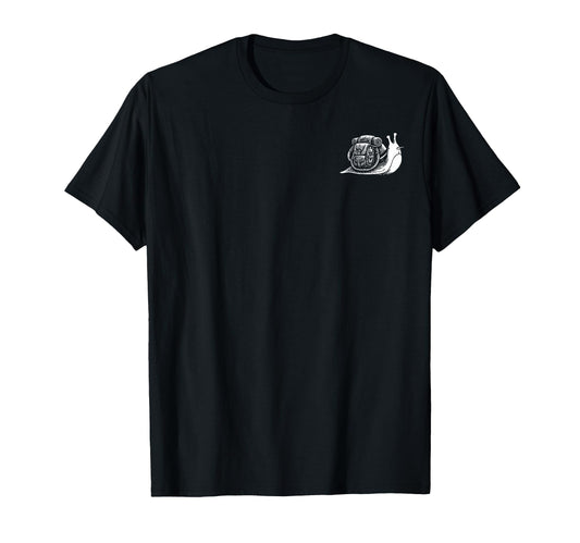 2 Sided Slow Hikers Society Be There T-Shirt - Minimalist Print for Adults - T-Shirt, Sweatshirt, Hoodie