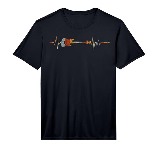 Bass Guitarist Heartbeat Bass Guitar T-Shirt - Minimalist Print for Adults - T-Shirt, Sweatshirt, Hoodie