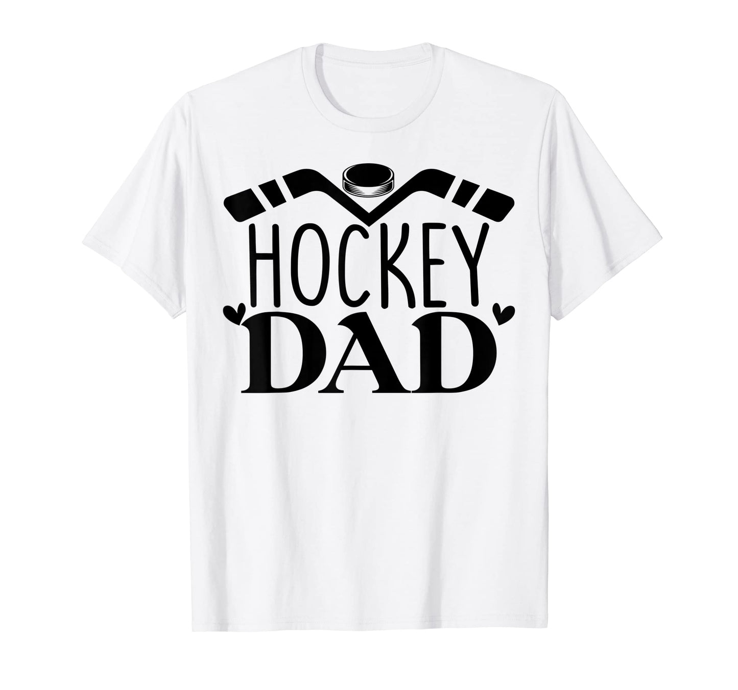 Mens Proud Hockey Dad Ice Hockey T-Shirt - Unique Graphic Men Women - T-Shirt, Sweatshirt, Hoodie