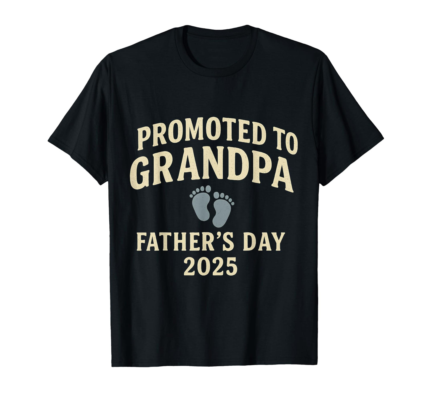 Promoted To Grandpa First Fathers Day T-Shirt - Custom Art Print Men Women - T-Shirt, Sweatshirt, Hoodie