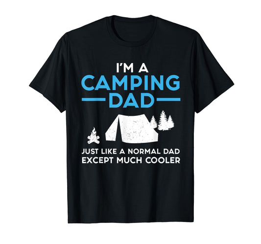 Camping Dad Funny Fathers Day Gift T-Shirt - Minimalist Print for Adults - T-Shirt, Sweatshirt, Hoodie