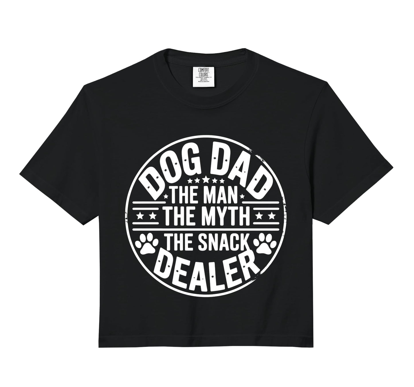 Dog Dad Myth Snack Dealer Funny Fathers Hoodie - Unique Graphic for Adults - T-Shirt, Sweatshirt, Hoodie