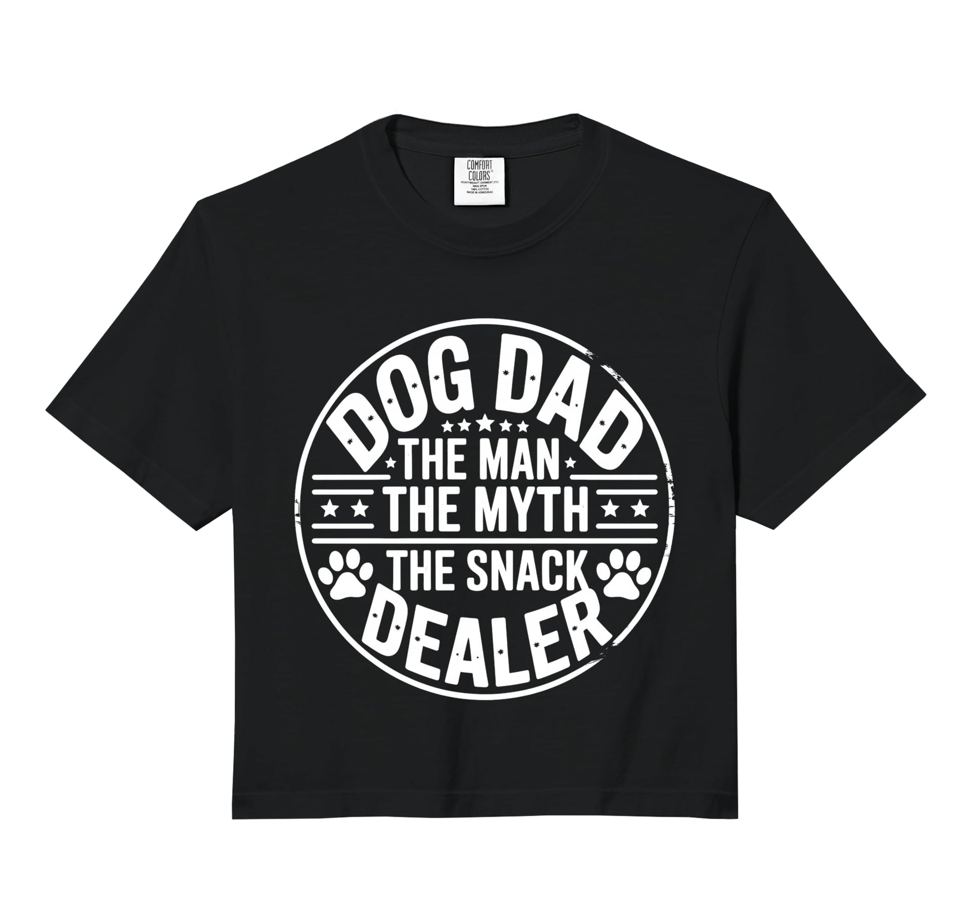 Dog Dad Myth Snack Dealer Funny Fathers Hoodie - Unique Graphic for Adults - T-Shirt, Sweatshirt, Hoodie