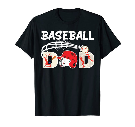 Baseball Dad Baseball Lover Father Players T-Shirt - Unique Graphic Unisex - T-Shirt, Sweatshirt, Hoodie