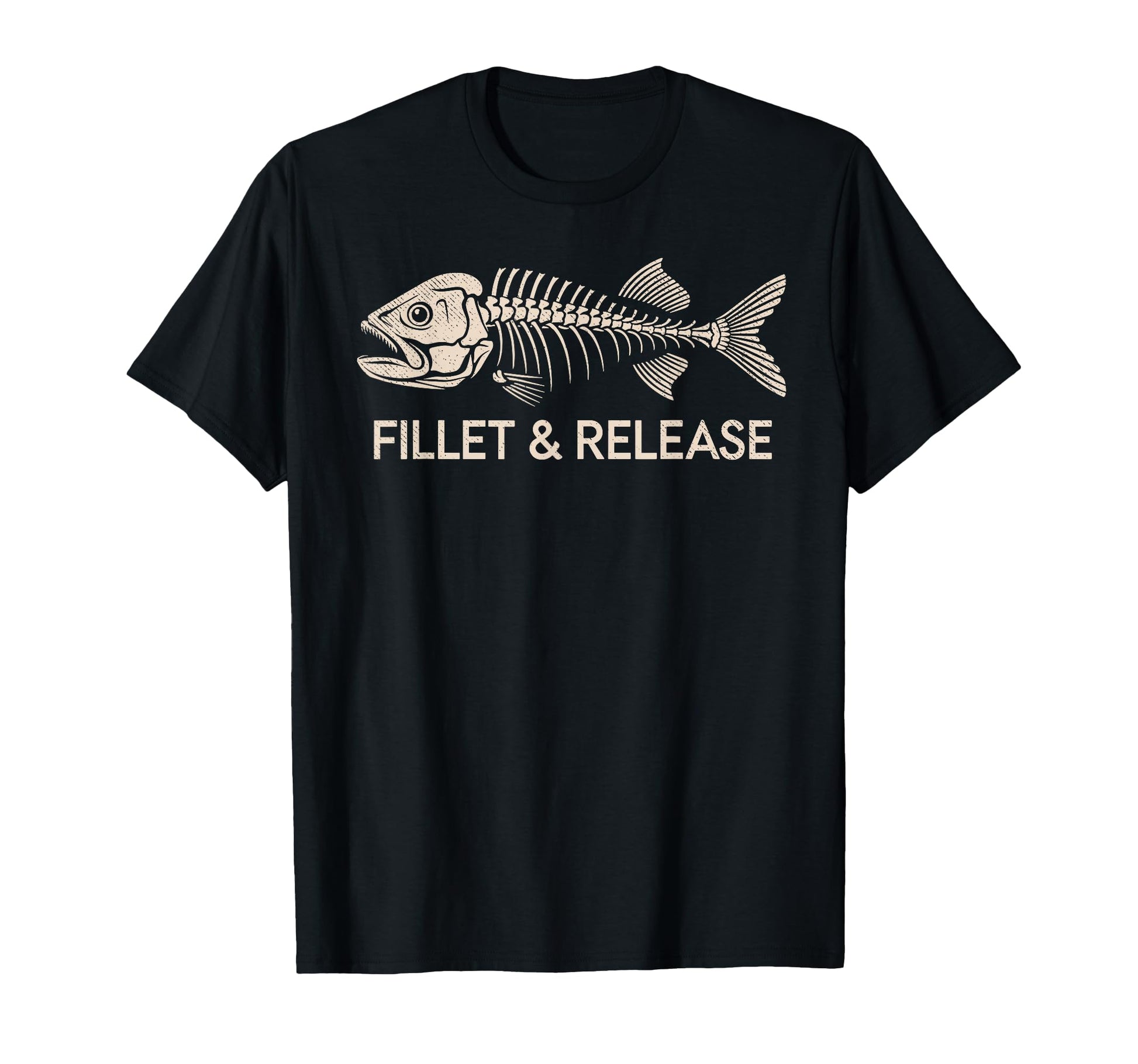 Fillet Release Fisherman Angler Joke T-Shirt - Custom Art Print Men Women - T-Shirt, Sweatshirt, Hoodie