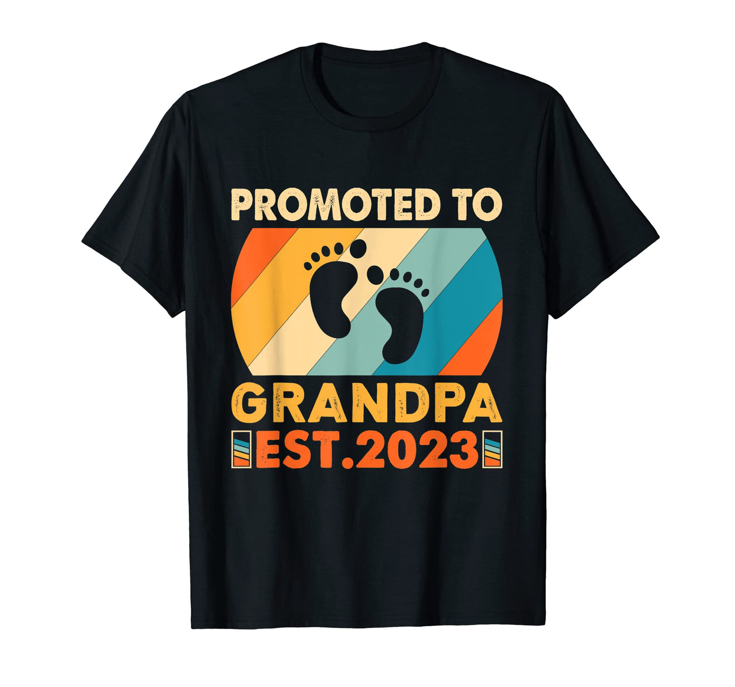 Mens Promoted To Great Grandpa Est T-Shirt - Minimalist Print Men Women - T-Shirt, Sweatshirt, Hoodie