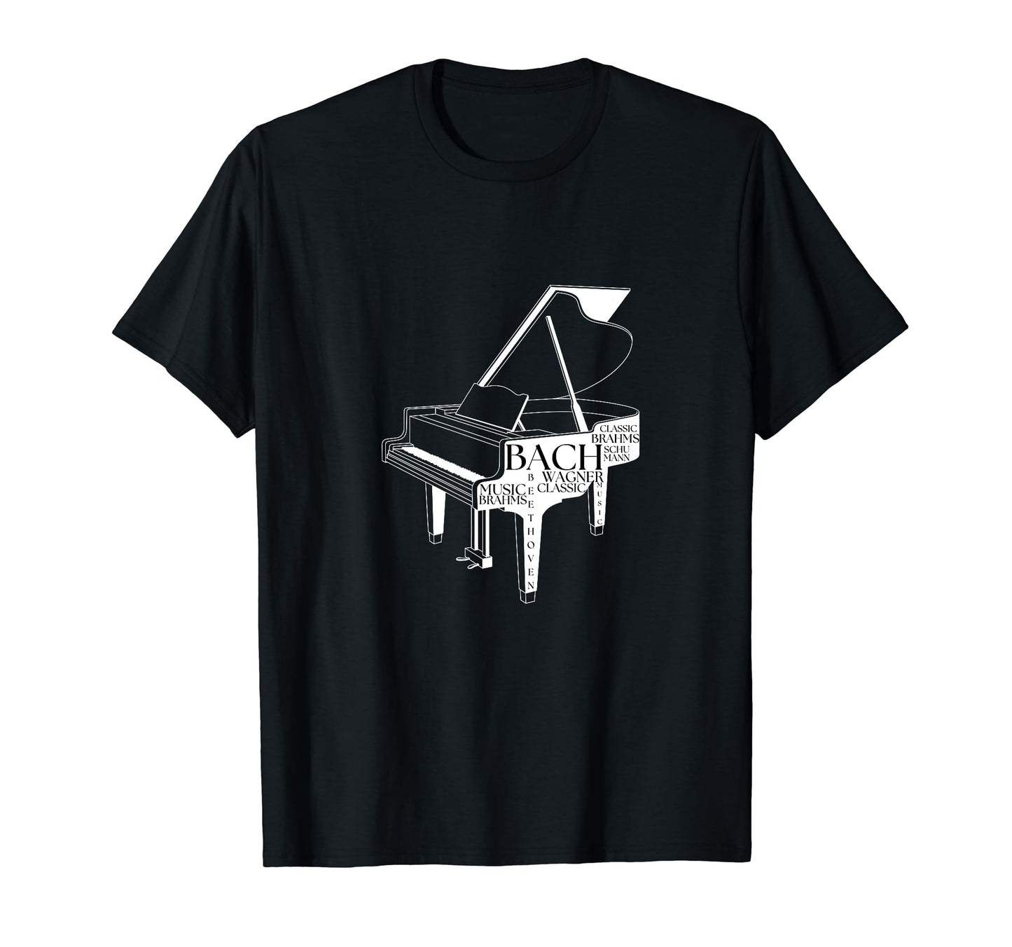 Piano Teacher Music Lover Musician T-Shirt - Minimalist Print Men Women - T-Shirt, Sweatshirt, Hoodie