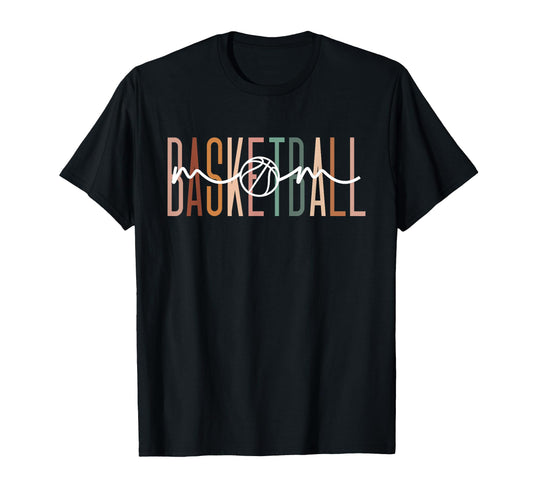 Basketball Mom Basketball Mama Mom Life T-Shirt - Minimalist Print Unisex - T-Shirt, Sweatshirt, Hoodie