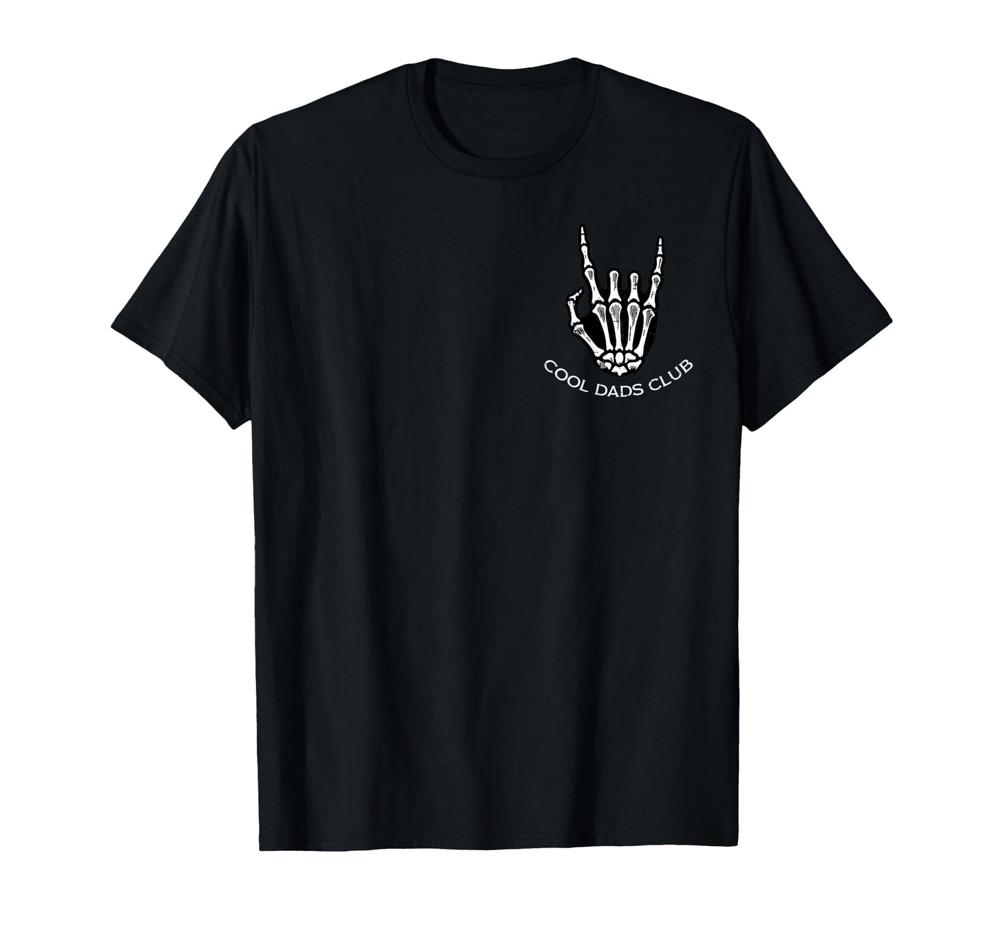 Dads Club Skeleton Rock Pocket T-Shirt - Aesthetic Graphic for Adults - T-Shirt, Sweatshirt, Hoodie
