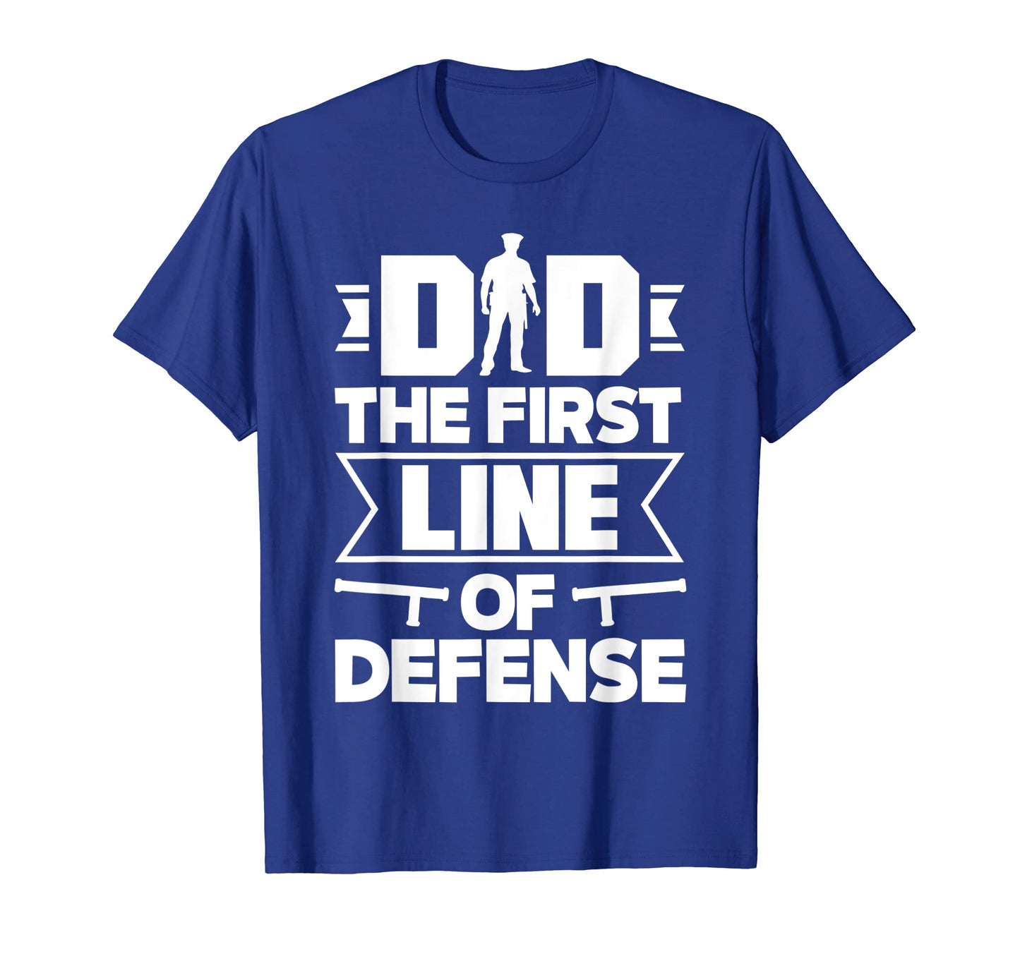 Dad First Line Defense Fathers Day T-Shirt - Aesthetic Graphic Unisex - T-Shirt, Sweatshirt, Hoodie